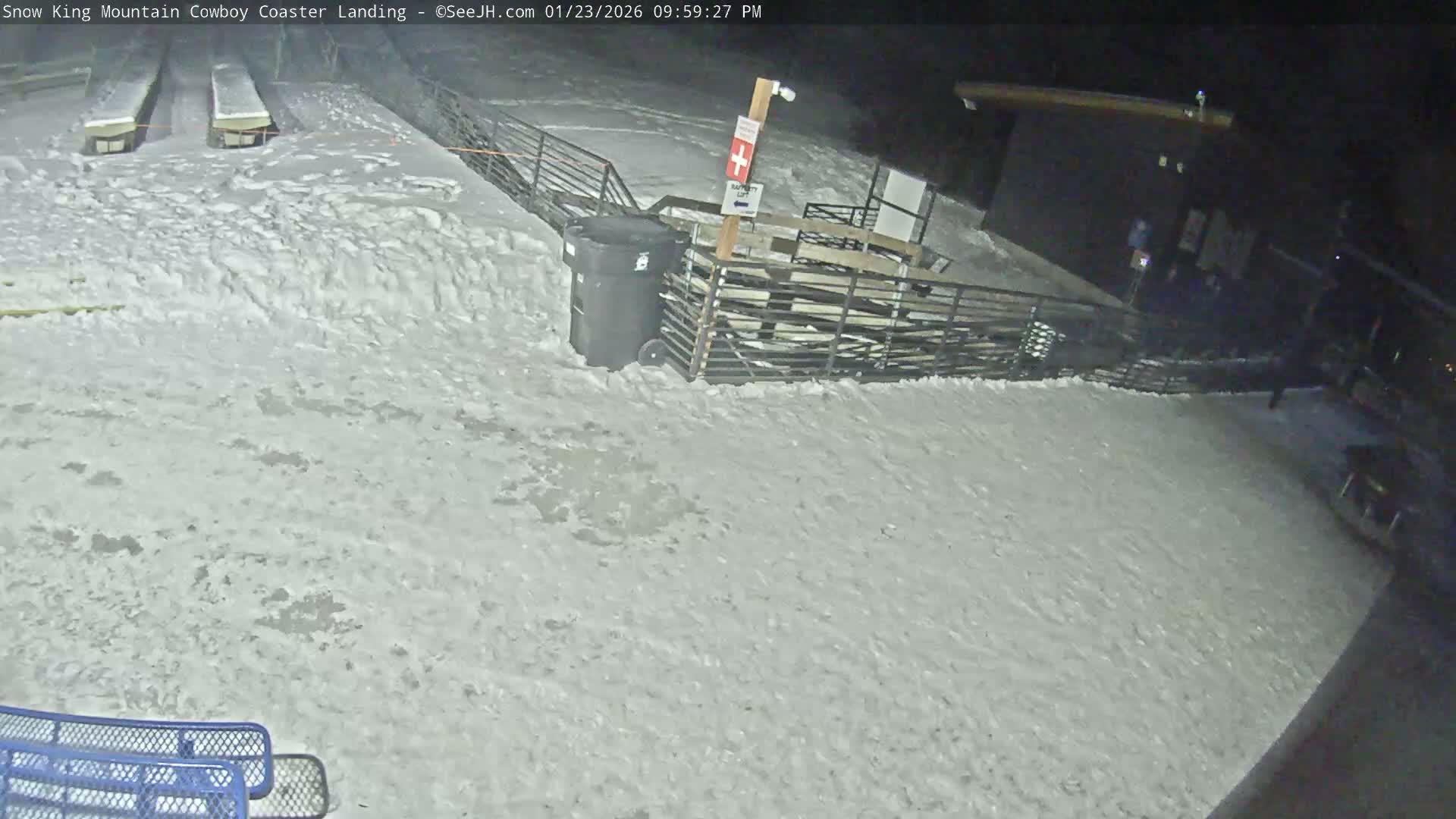 Jackson, Snow King Mountain Cowboy Coaster & Alpine Slide Live Cam - Jackson, Teton, Wyoming, USA