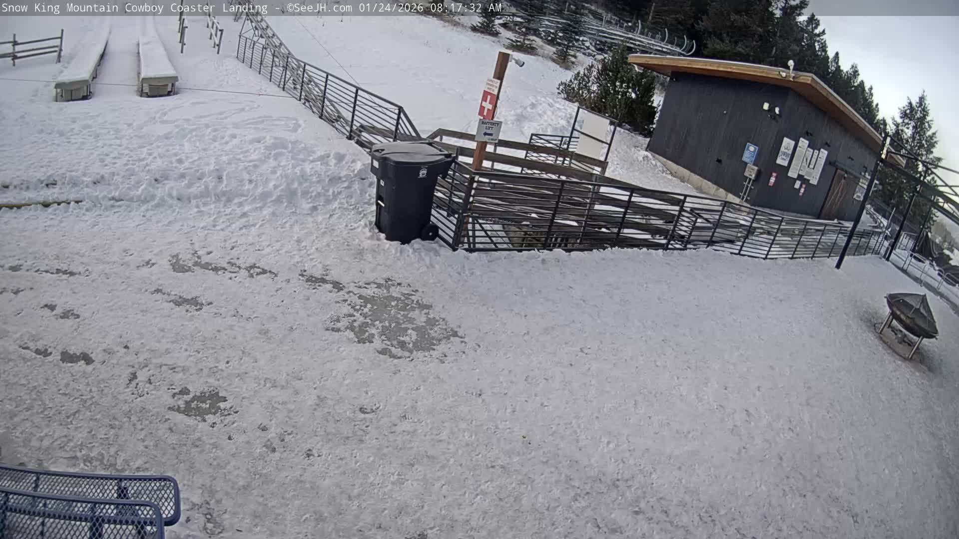 Jackson, Snow King Mountain Cowboy Coaster & Alpine Slide Live Cam - Jackson, Teton, Wyoming, USA