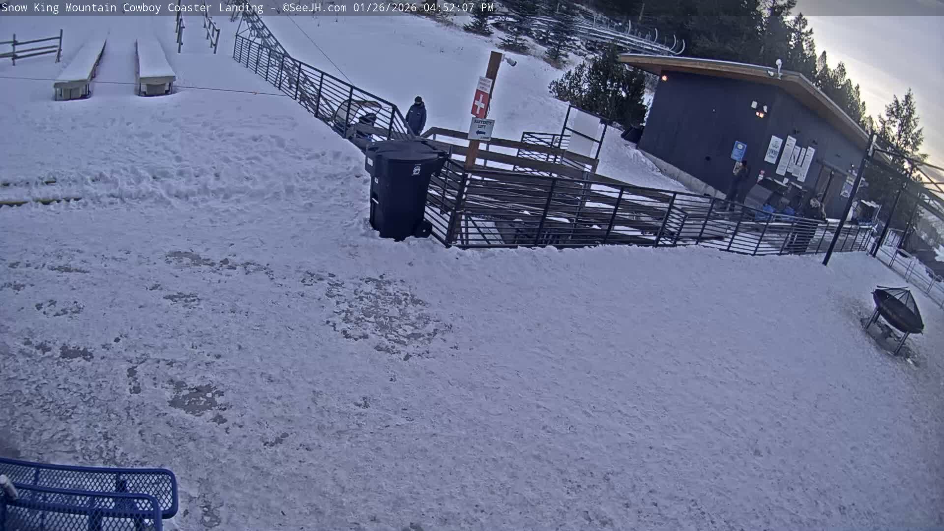 Jackson, Snow King Mountain Cowboy Coaster & Alpine Slide Live Cam - Jackson, Teton, Wyoming, USA