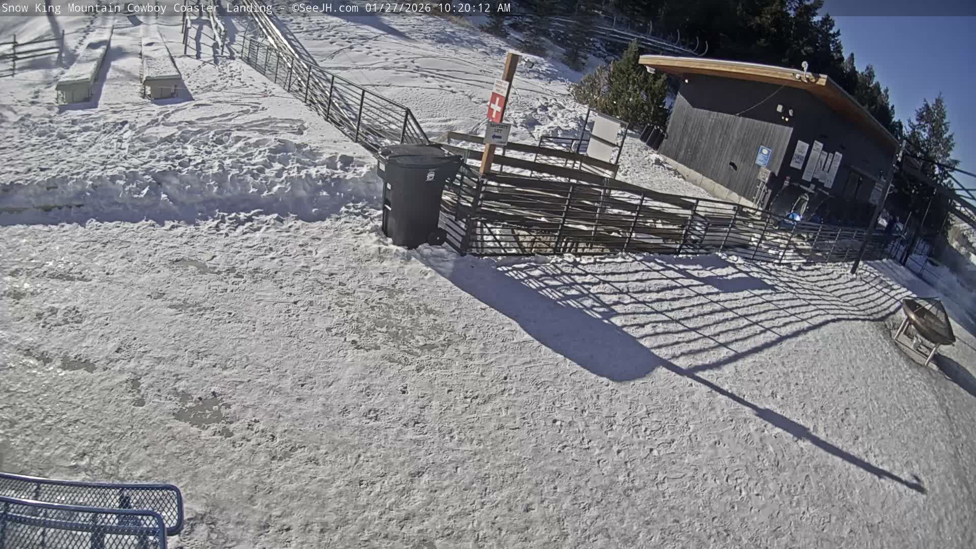 Jackson, Snow King Mountain Cowboy Coaster & Alpine Slide Live Cam - Jackson, Teton, Wyoming, USA