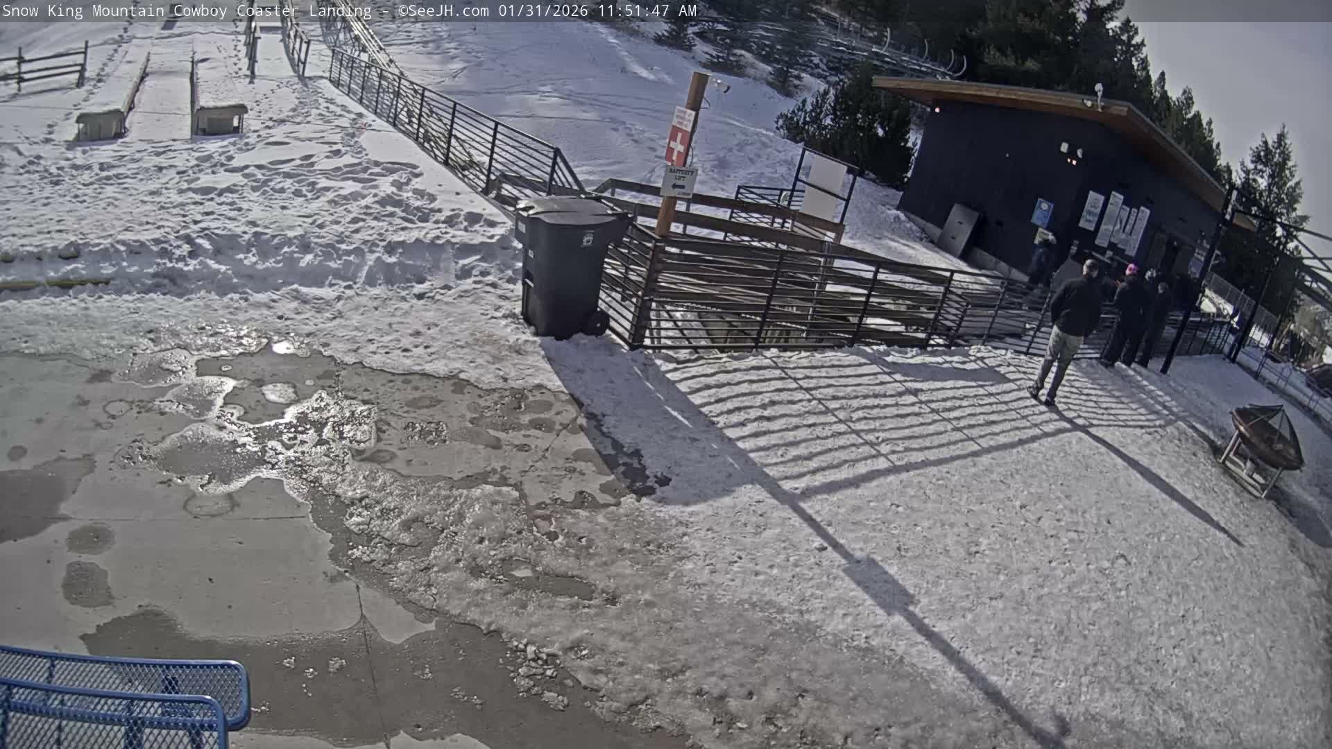 Jackson, Snow King Mountain Cowboy Coaster & Alpine Slide Live Cam - Jackson, Teton, Wyoming, USA
