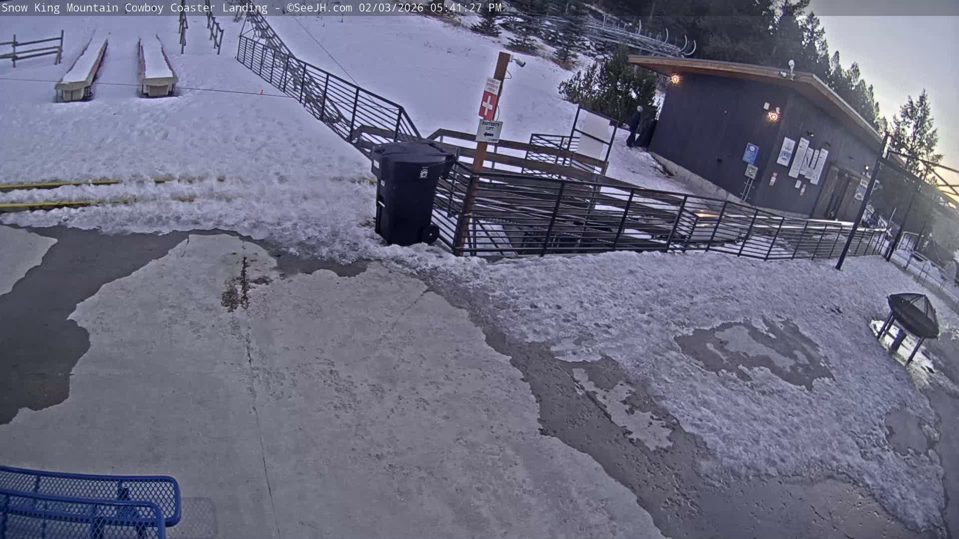 Jackson, Snow King Mountain Cowboy Coaster & Alpine Slide Live Cam - Jackson, Teton, Wyoming, USA