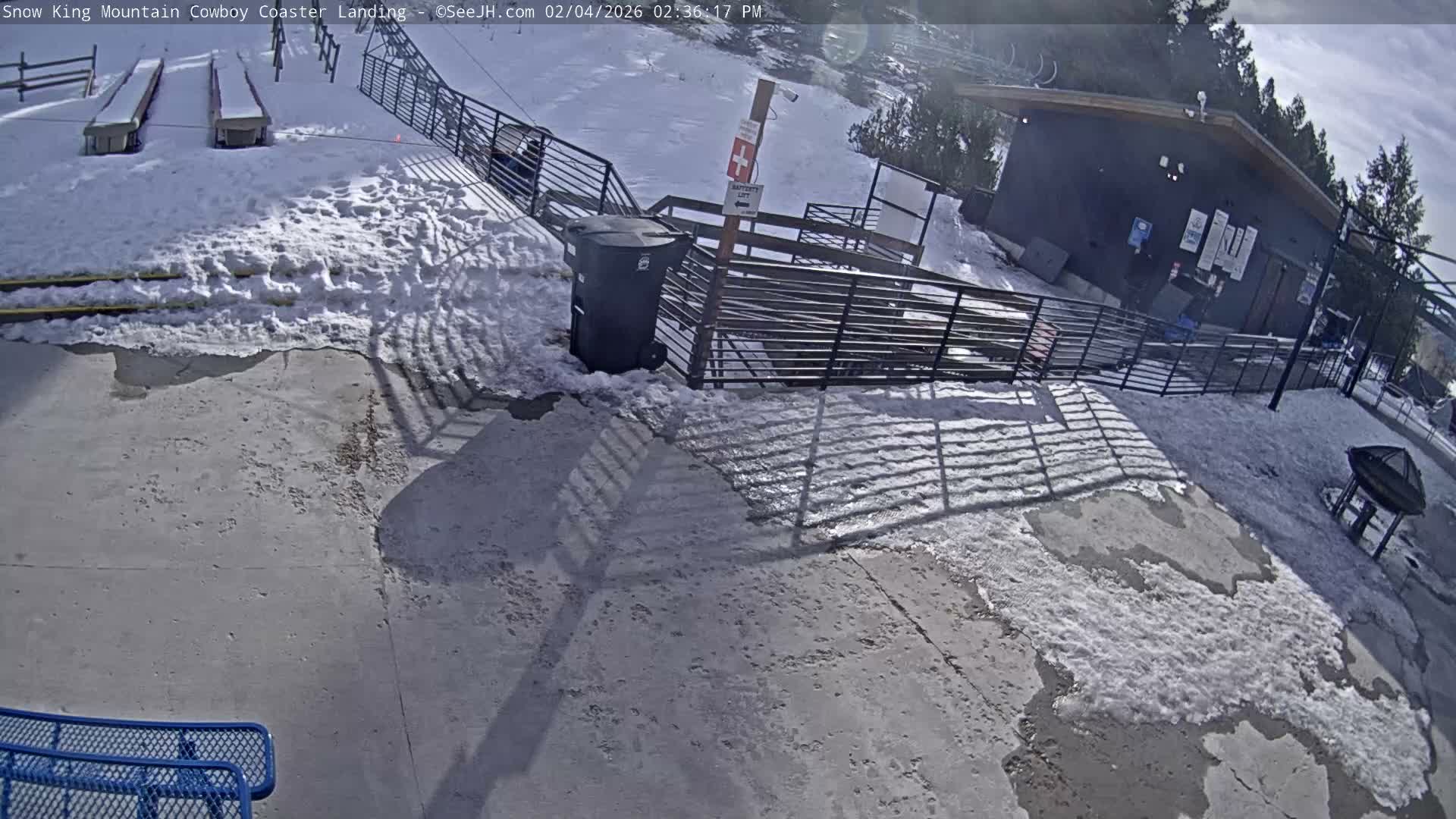 Jackson, Snow King Mountain Cowboy Coaster & Alpine Slide Live Cam - Jackson, Teton, Wyoming, USA