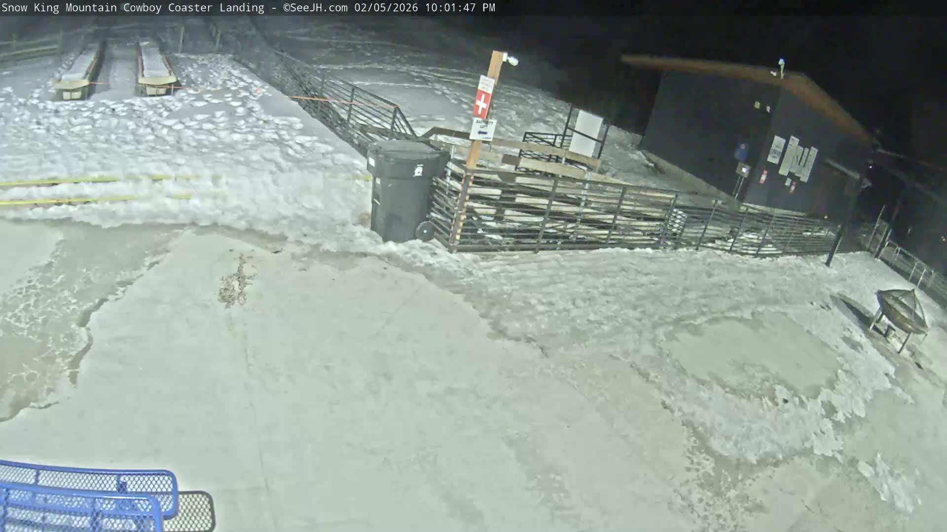 Jackson, Snow King Mountain Cowboy Coaster & Alpine Slide Live Cam - Jackson, Teton, Wyoming, USA