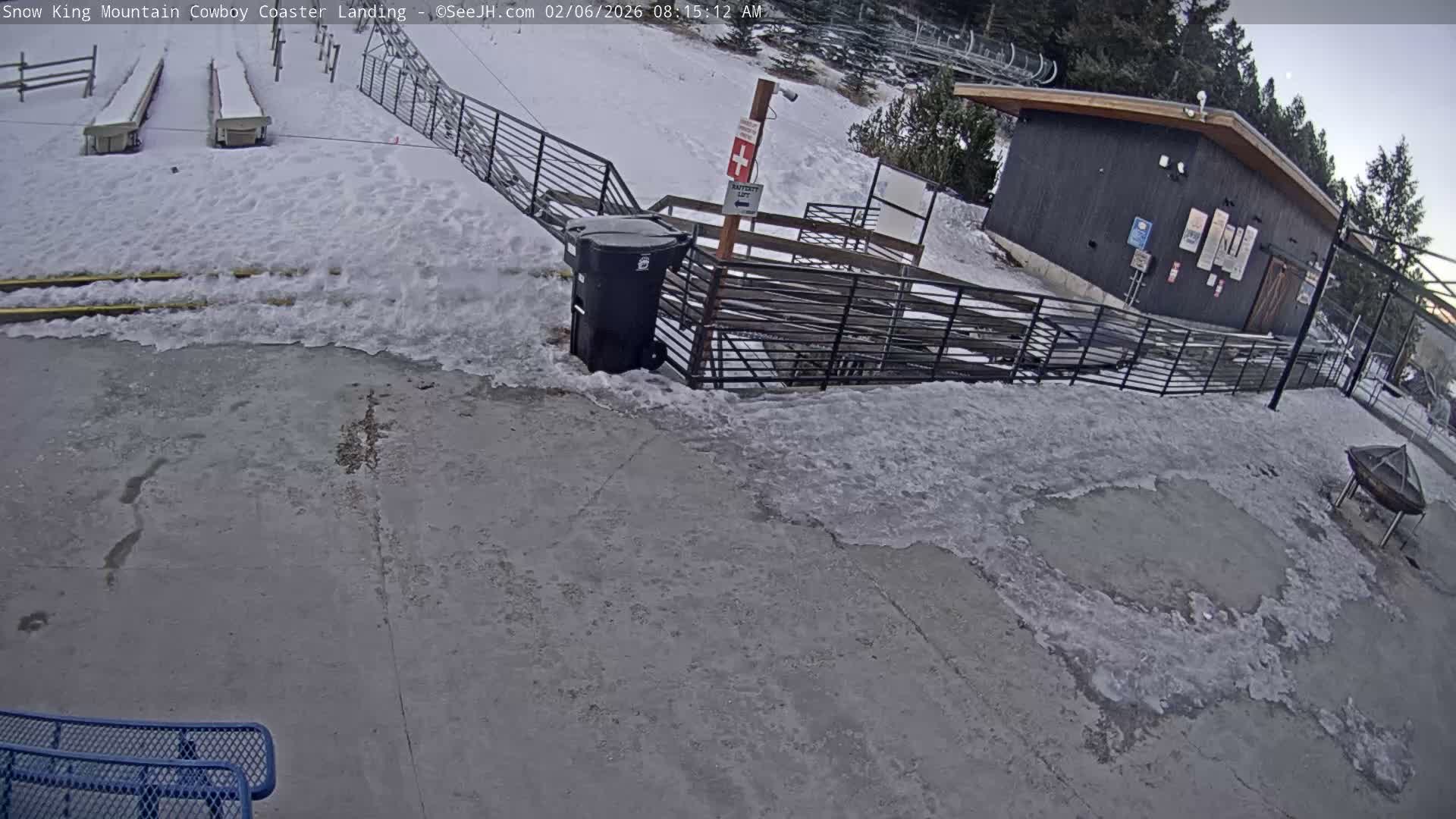 Jackson, Snow King Mountain Cowboy Coaster & Alpine Slide Live Cam - Jackson, Teton, Wyoming, USA