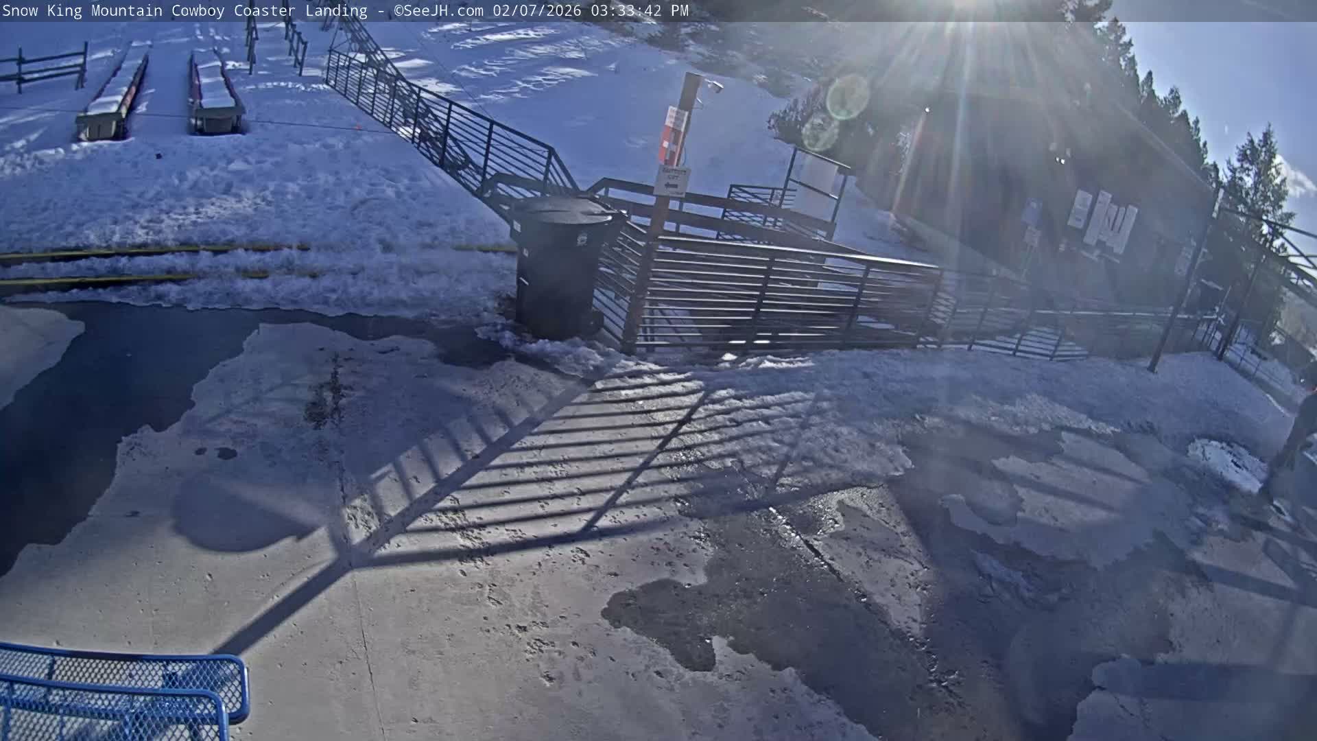 Jackson, Snow King Mountain Cowboy Coaster & Alpine Slide Live Cam - Jackson, Teton, Wyoming, USA