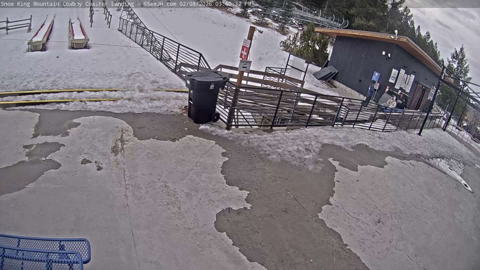 Jackson, Snow King Mountain Cowboy Coaster & Alpine Slide Live Cam - Jackson, Teton, Wyoming, USA