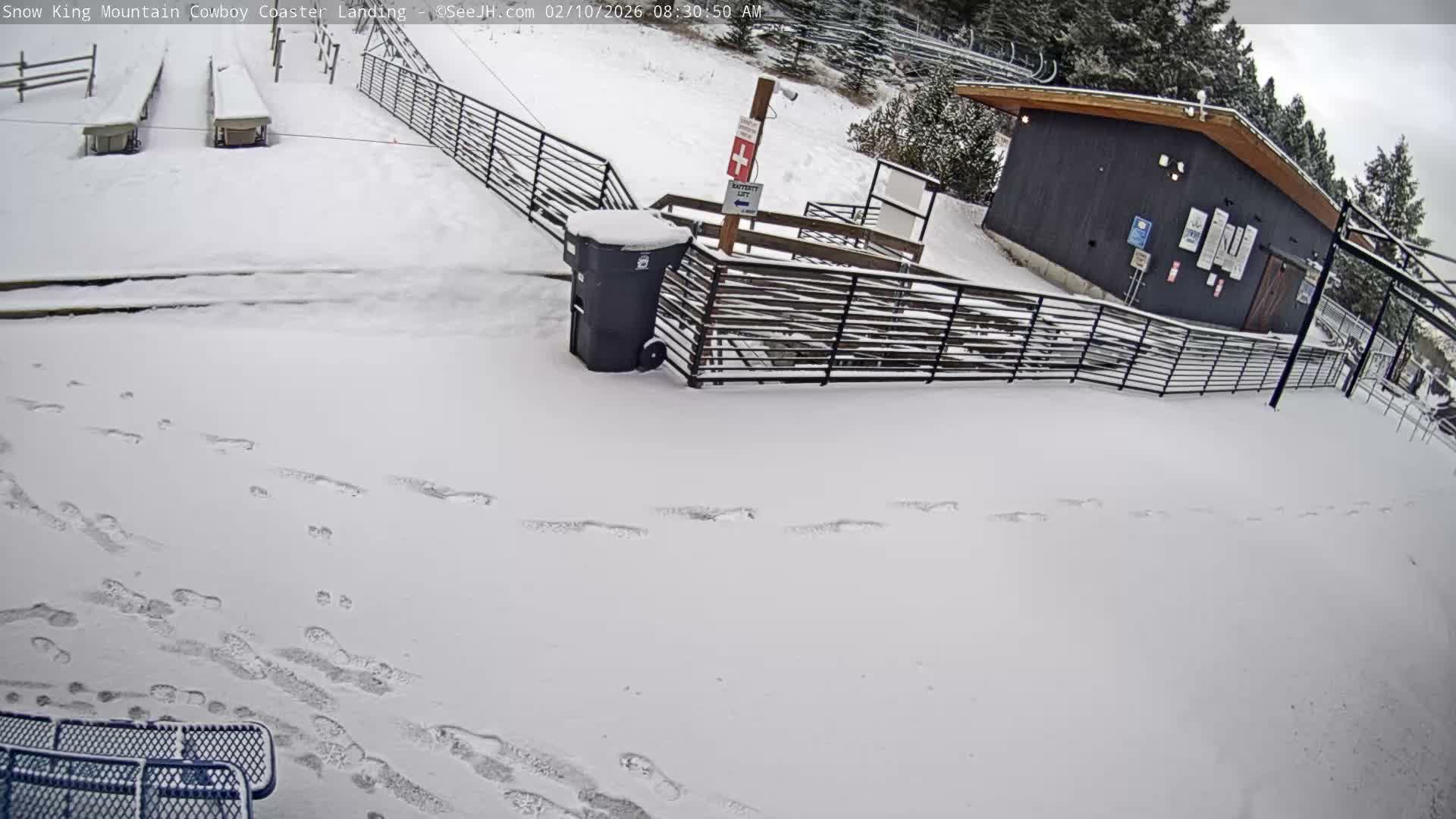 Jackson, Snow King Mountain Cowboy Coaster & Alpine Slide Live Cam - Jackson, Teton, Wyoming, USA