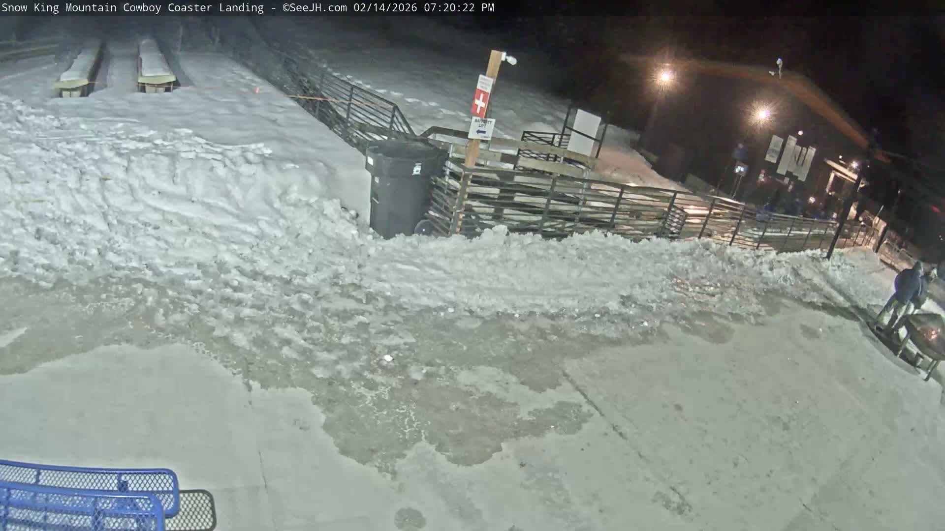 Jackson, Snow King Mountain Cowboy Coaster & Alpine Slide Live Cam - Jackson, Teton, Wyoming, USA