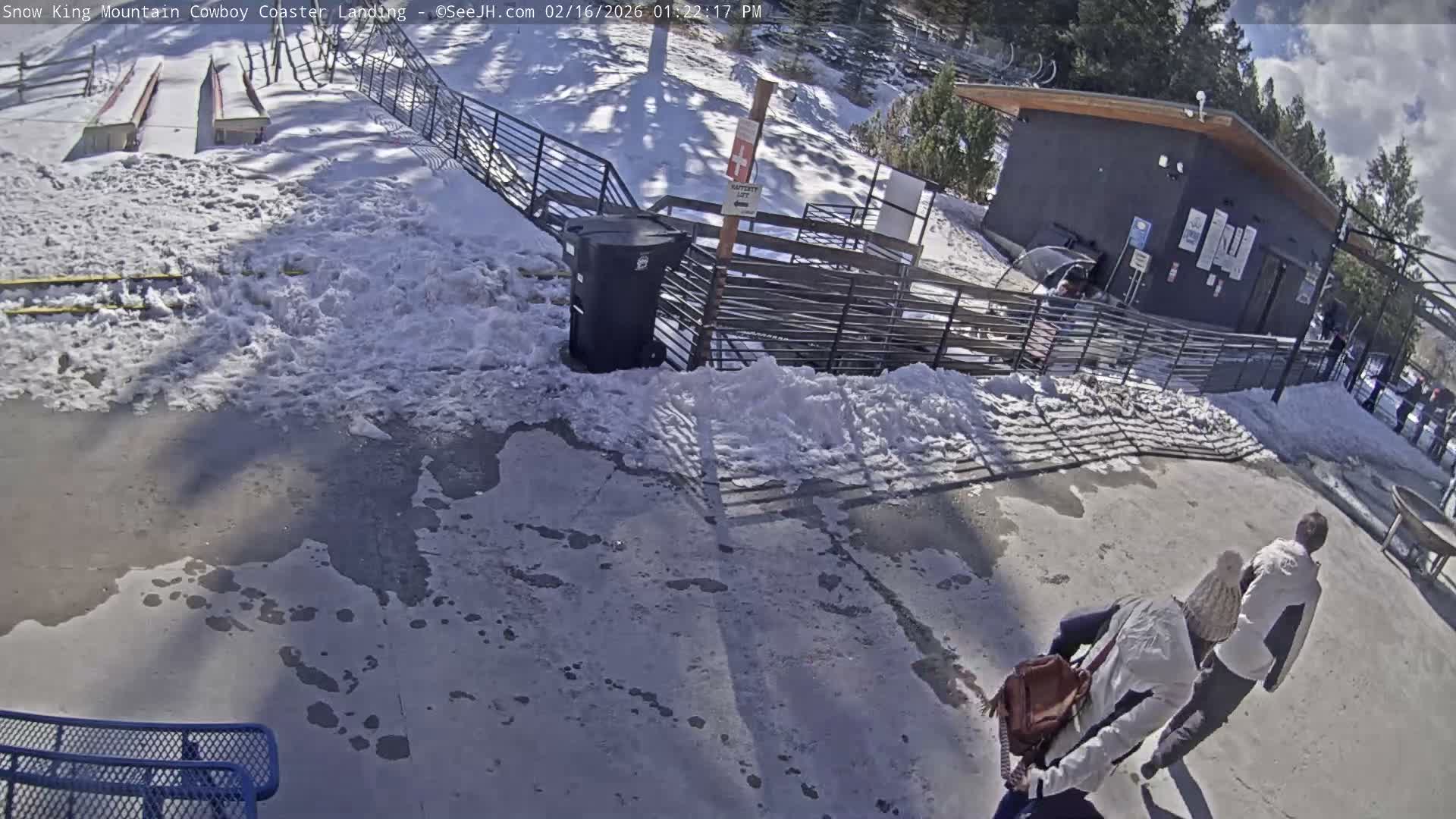 Jackson, Snow King Mountain Cowboy Coaster & Alpine Slide Live Cam - Jackson, Teton, Wyoming, USA