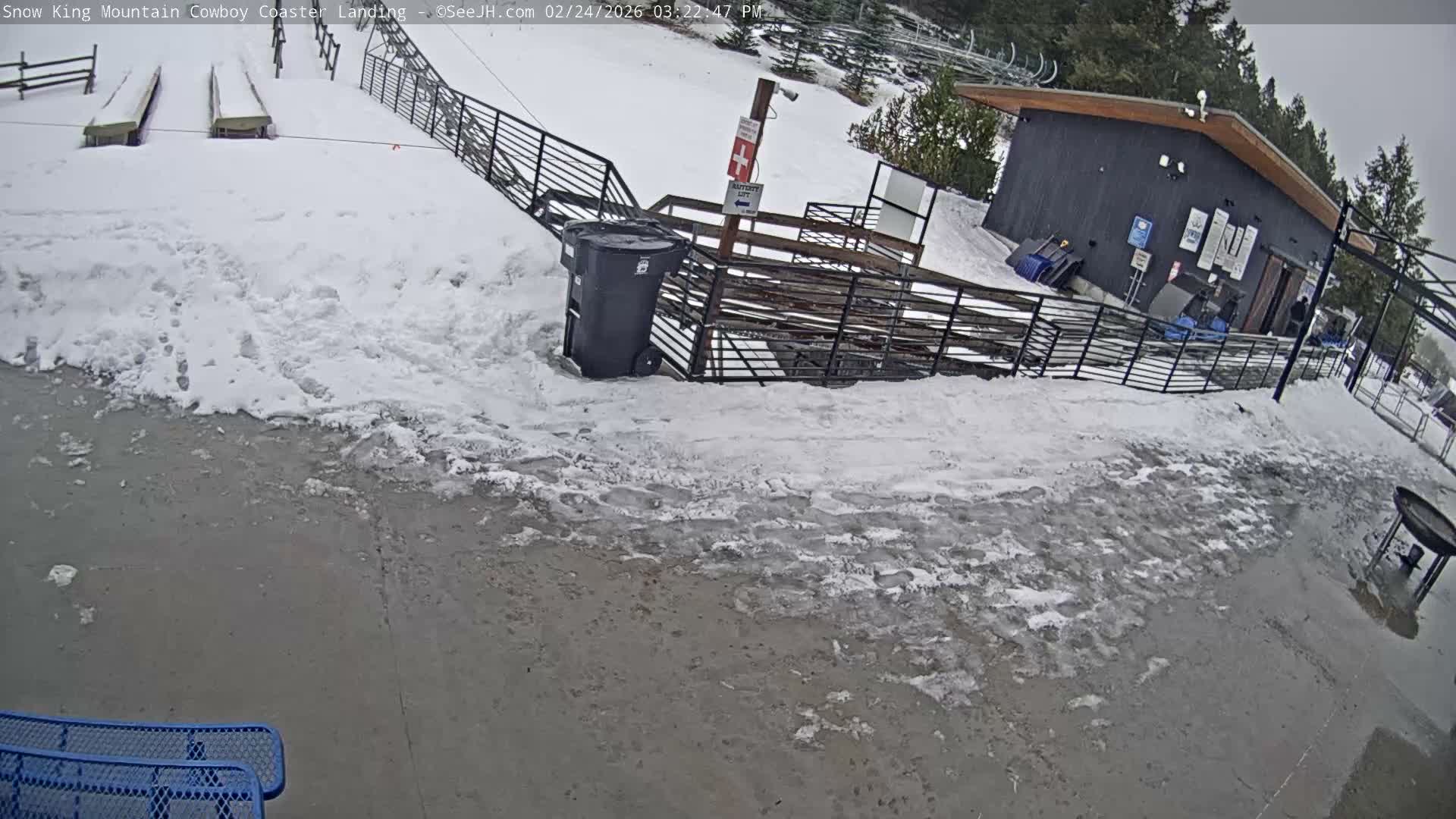 Jackson, Snow King Mountain Cowboy Coaster & Alpine Slide Live Cam - Jackson, Teton, Wyoming, USA