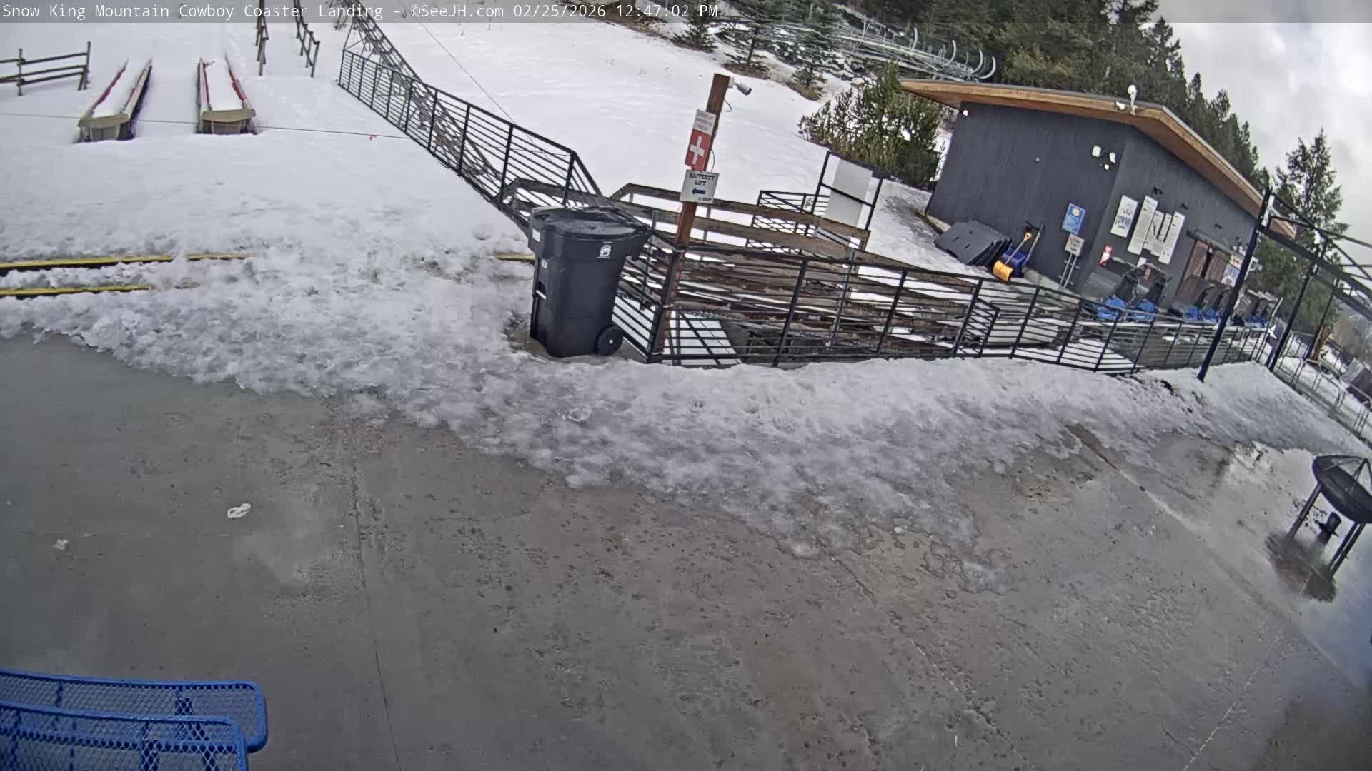 Jackson, Snow King Mountain Cowboy Coaster & Alpine Slide Live Cam - Jackson, Teton, Wyoming, USA