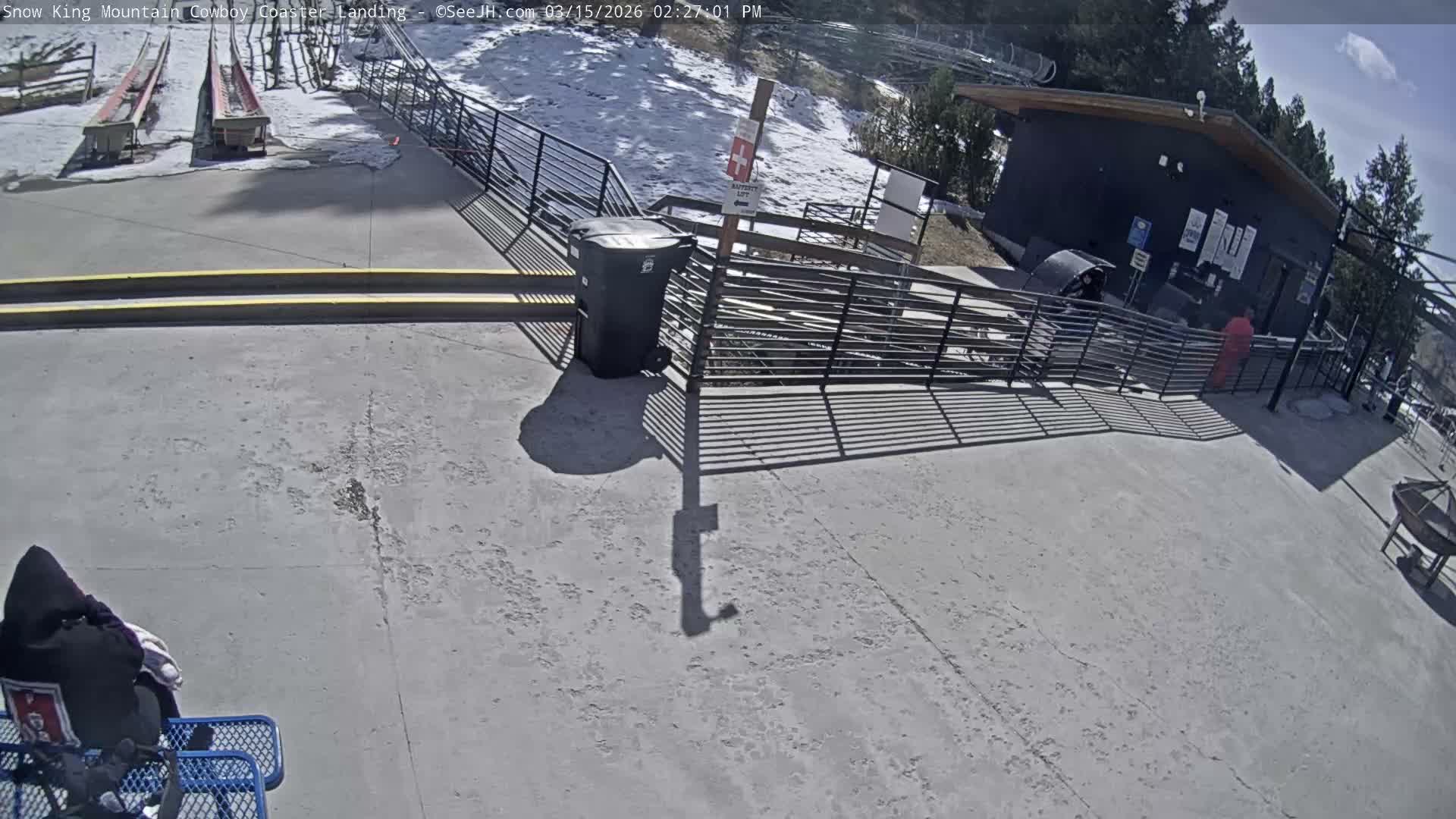 Jackson, Snow King Mountain Cowboy Coaster & Alpine Slide Live Cam - Jackson, Teton, Wyoming, USA