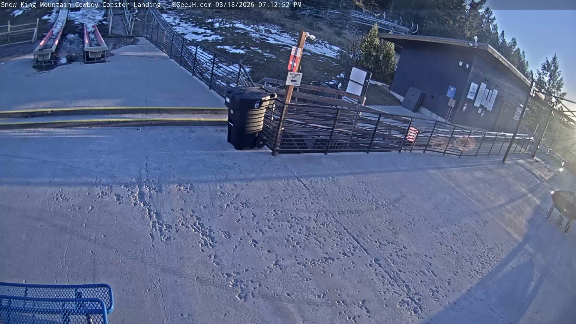 Jackson, Snow King Mountain Cowboy Coaster & Alpine Slide Live Cam - Jackson, Teton, Wyoming, USA