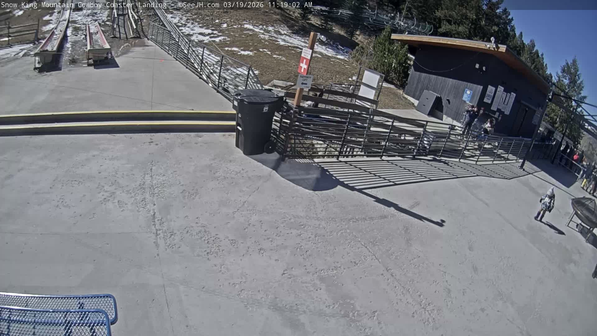 Jackson, Snow King Mountain Cowboy Coaster & Alpine Slide Live Cam - Jackson, Teton, Wyoming, USA
