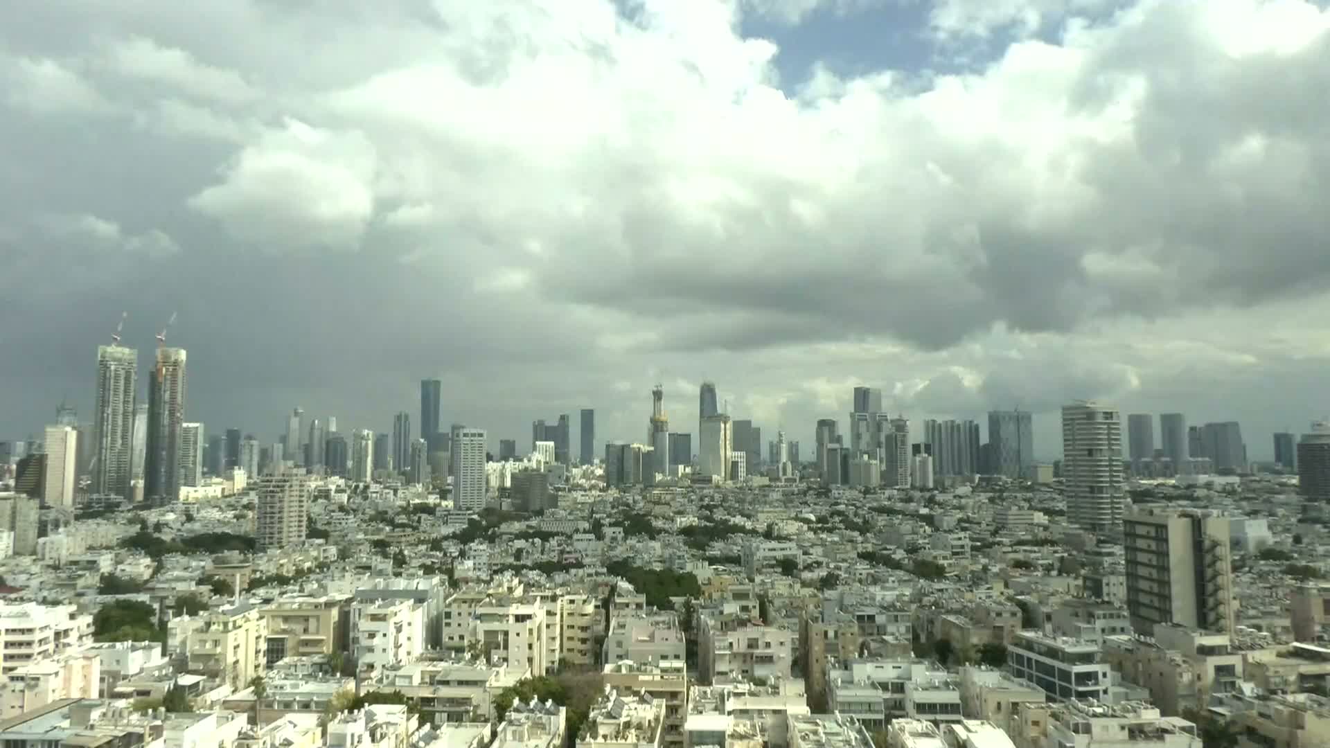 Tel Aviv-Yafo ( קו הרקיע של תל אביב ) Skyline 360 Tel Aviv Live Cam - Old North , Tel Aviv, Israel