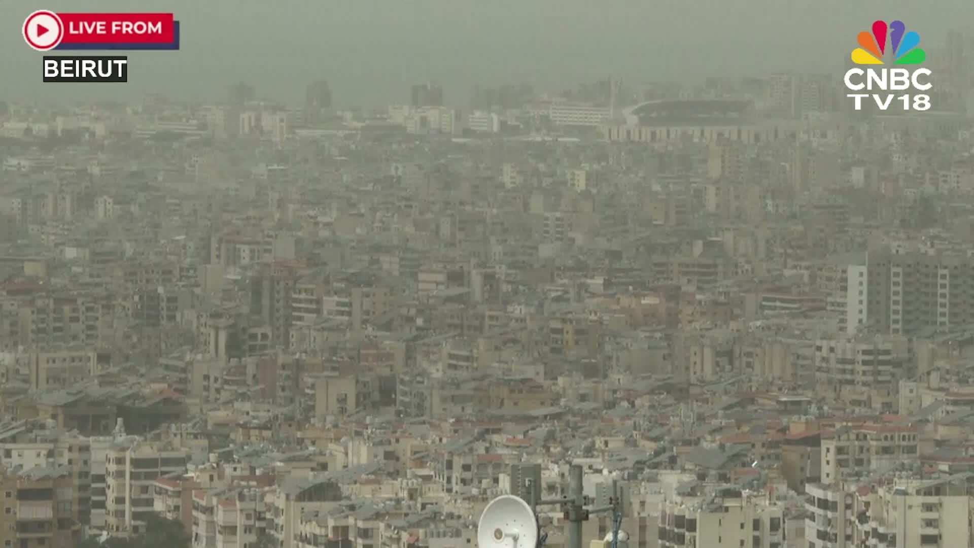 Mount Lebanon, ( جبل لبنان، أفق بعبدا، بيروت ) Baabda Skyline Beirut Live Cam - Kfarshima, Baabda, Caza de Baabda, Mount Lebanon, Lebanon