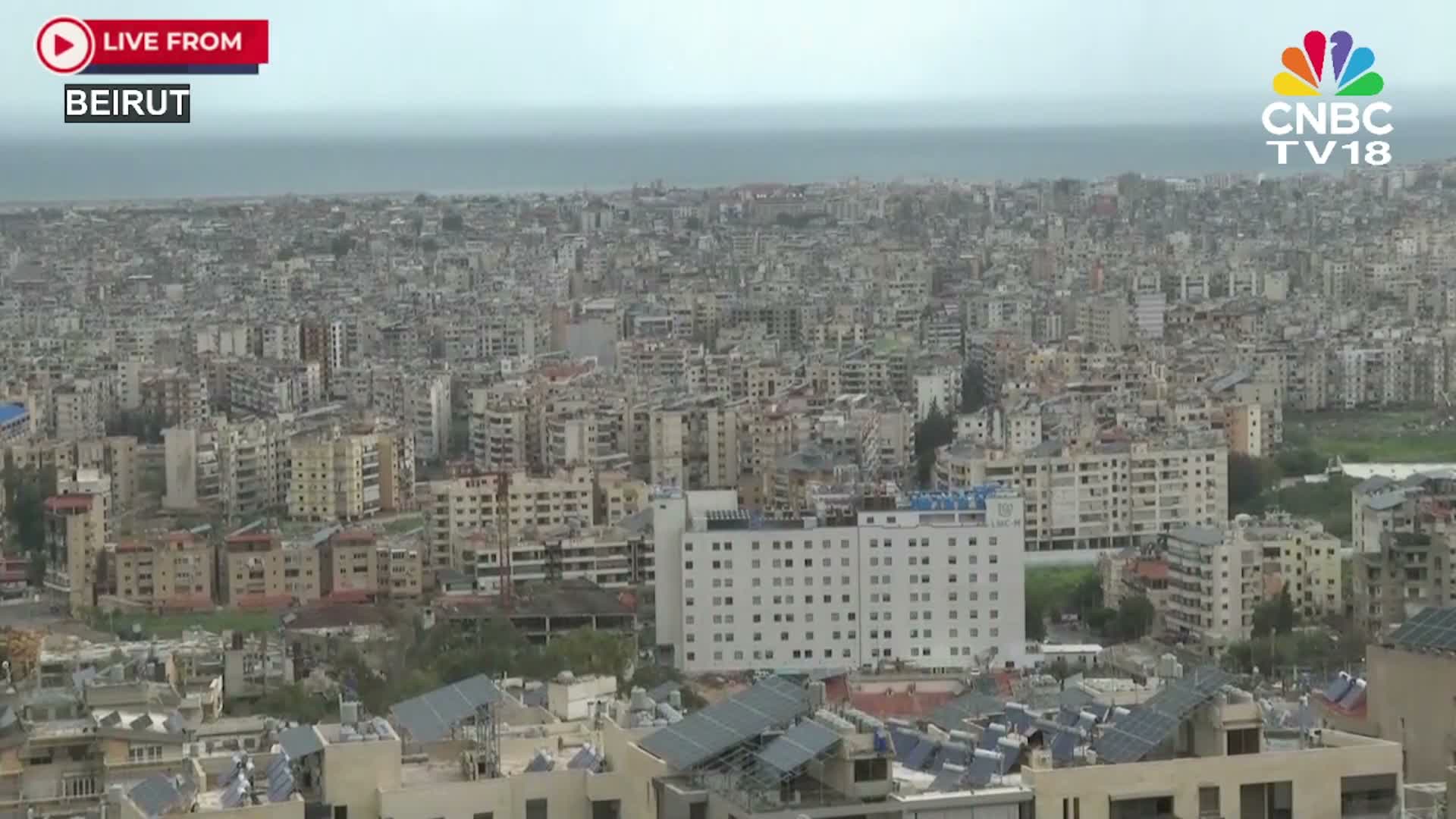 Mount Lebanon, ( جبل لبنان، أفق بعبدا، بيروت ) Baabda Skyline Beirut Live Cam - Kfarshima, Baabda, Caza de Baabda, Mount Lebanon, Lebanon