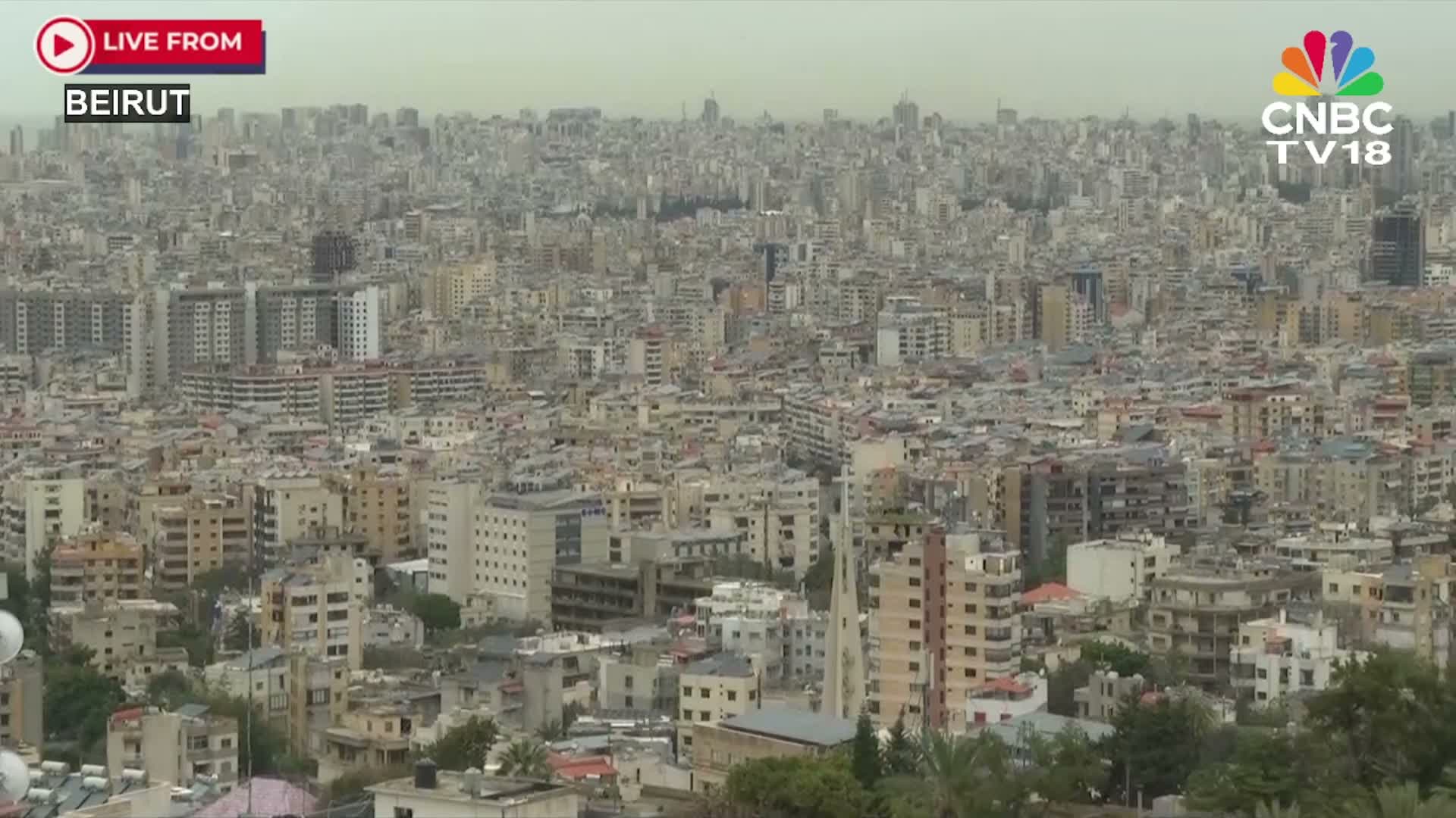 Mount Lebanon, ( جبل لبنان، أفق بعبدا، بيروت ) Baabda Skyline Beirut Live Cam - Kfarshima, Baabda, Caza de Baabda, Mount Lebanon, Lebanon