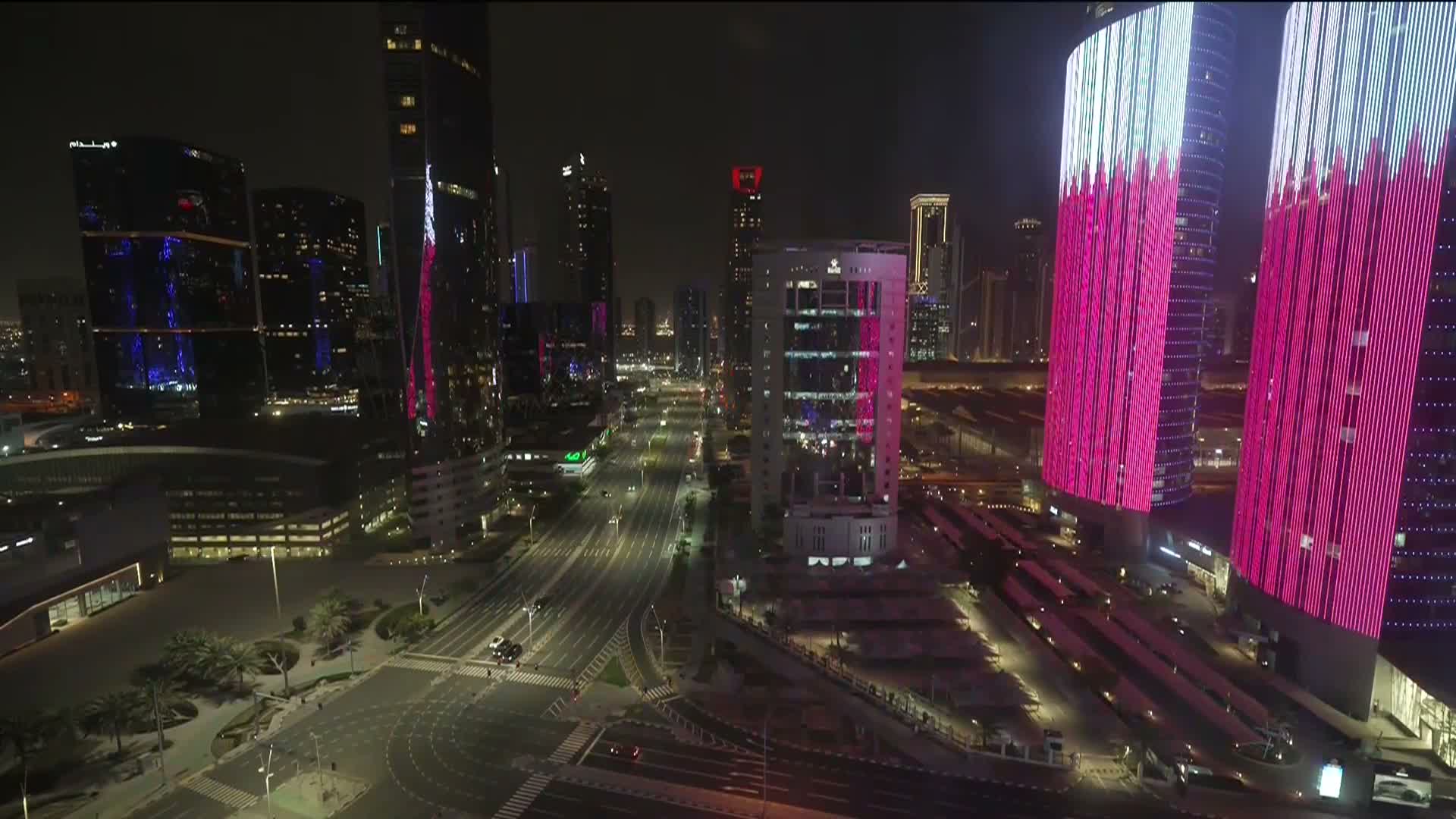 Qatar ( قطر، الخليج الغربي، الدوحة ) West Bay, Doha Live Cam - West Bay, Doha, Qatar