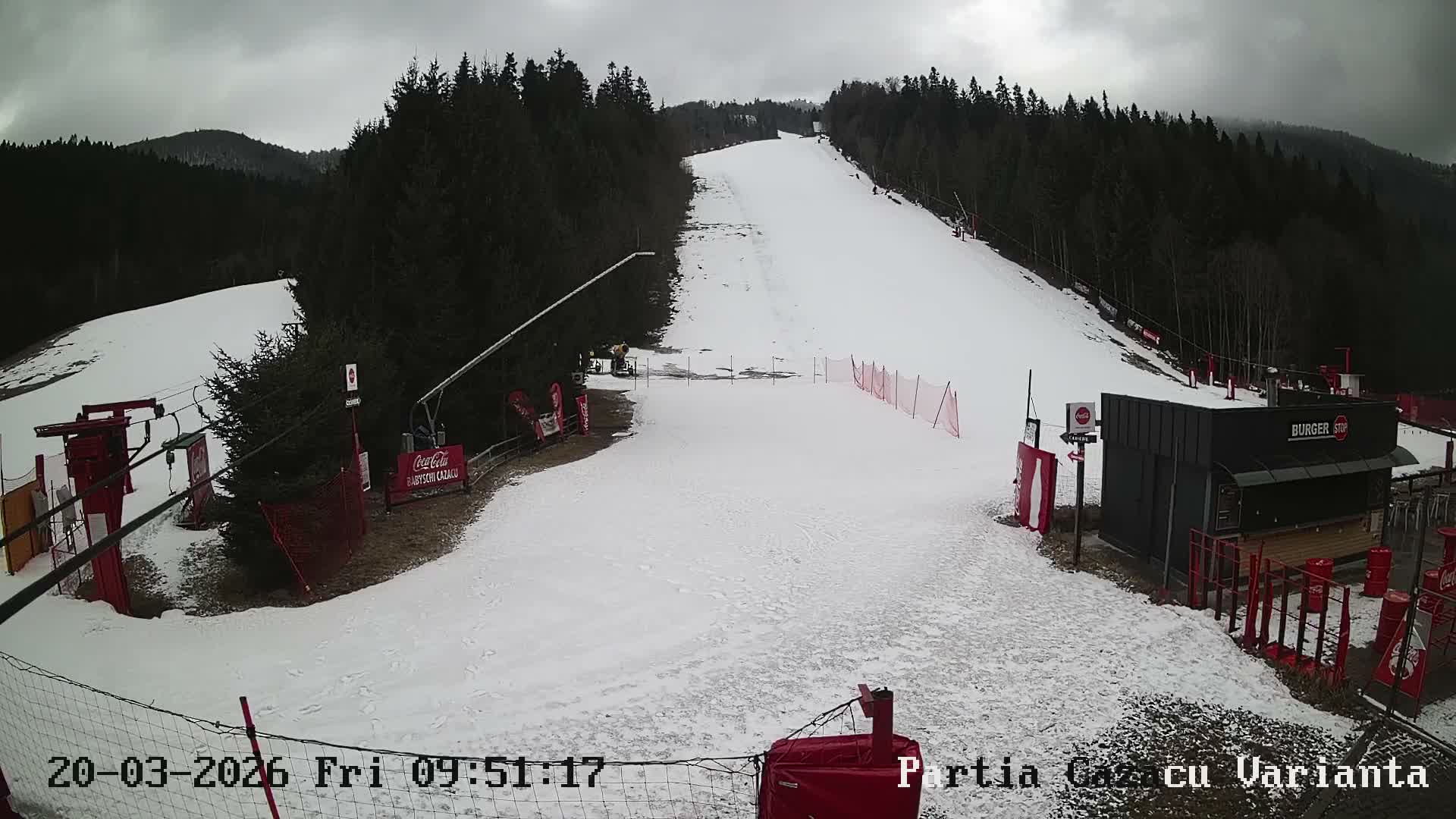 Prahova,  Azuga Ski Center Partia Cazacu Ski Slopes Azuga Live Cam - Azuga, Prahova, Romania