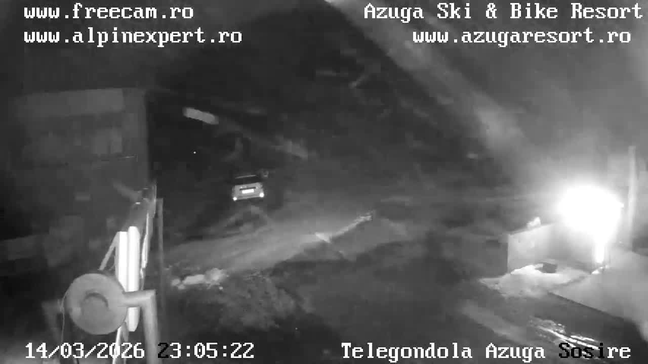 Prahova,  Azuga Ski Center Telegondola Cable Car Entrance , Azuga Live Cam - Azuga, Prahova, Romania