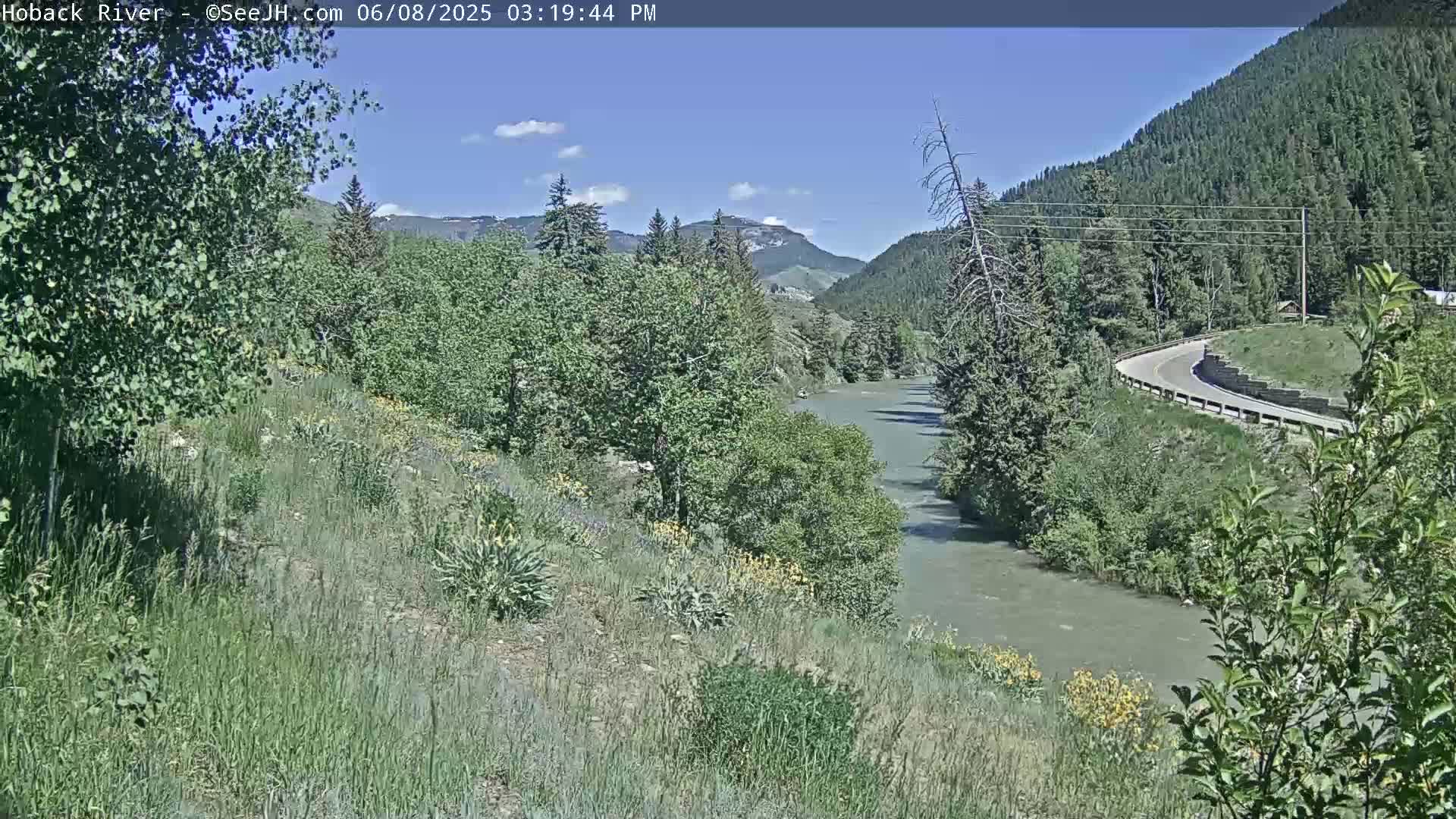 Hoback River  Live Cam  - Hoback, Teton, Wyoming, USA