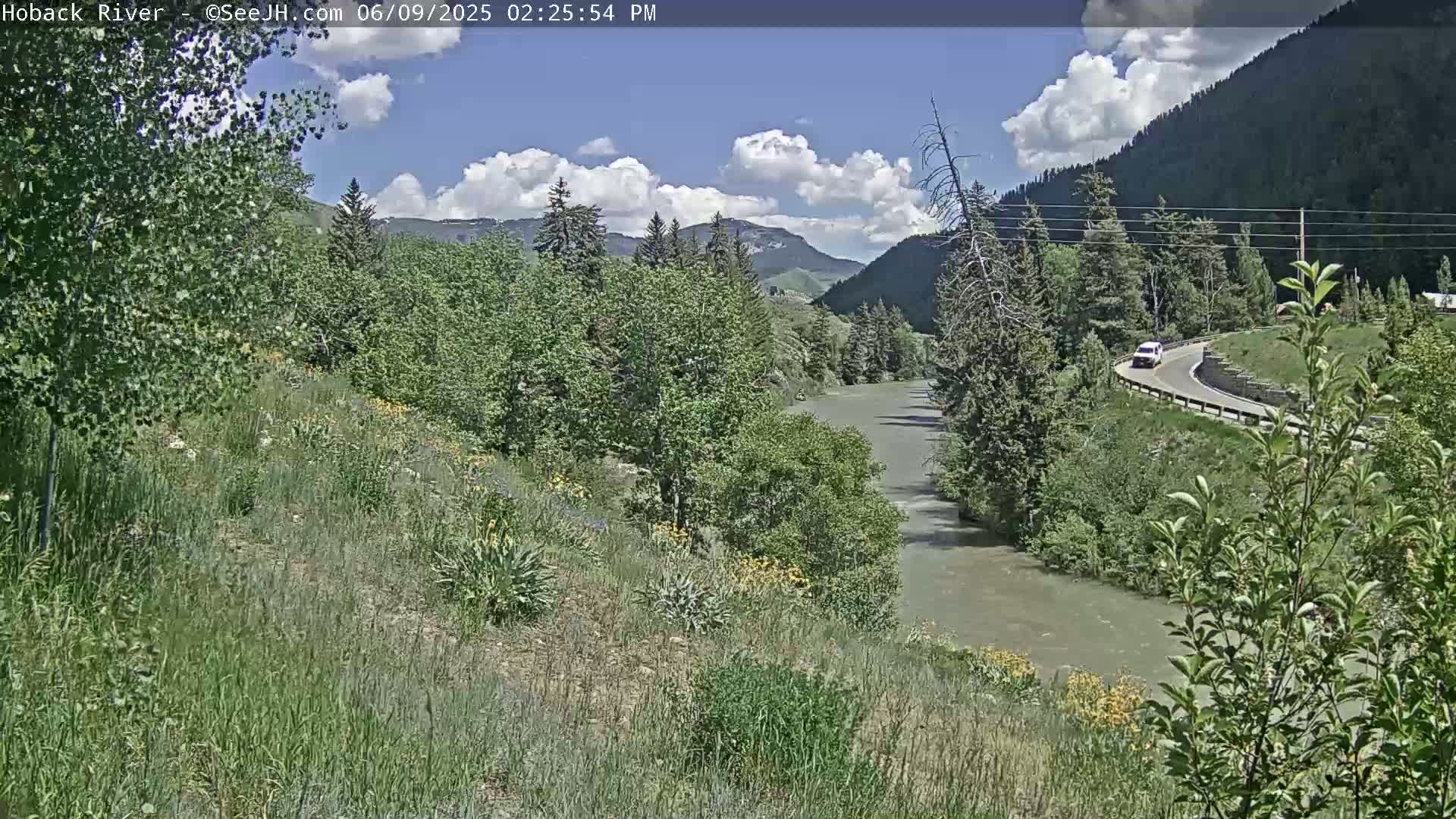 Hoback River  Live Cam  - Hoback, Teton, Wyoming, USA