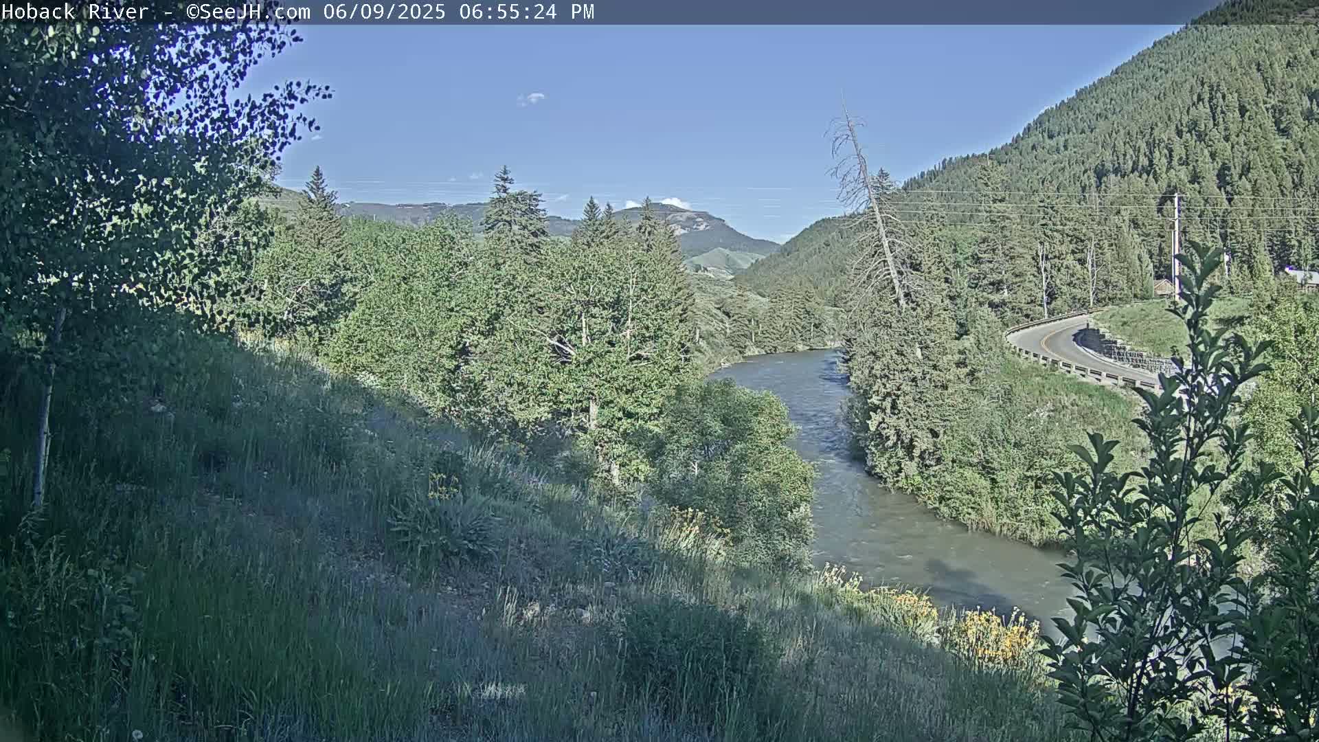 Hoback River  Live Cam  - Hoback, Teton, Wyoming, USA