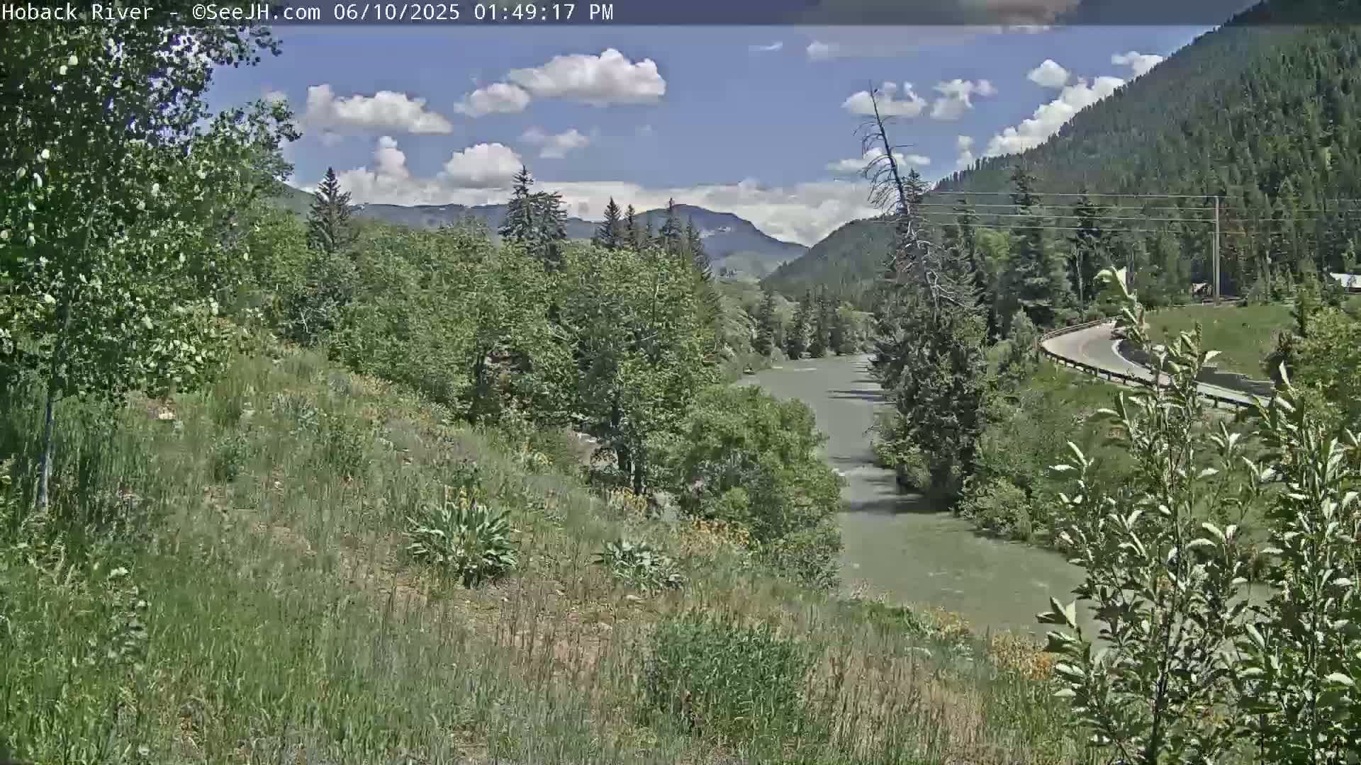 Hoback River  Live Cam  - Hoback, Teton, Wyoming, USA