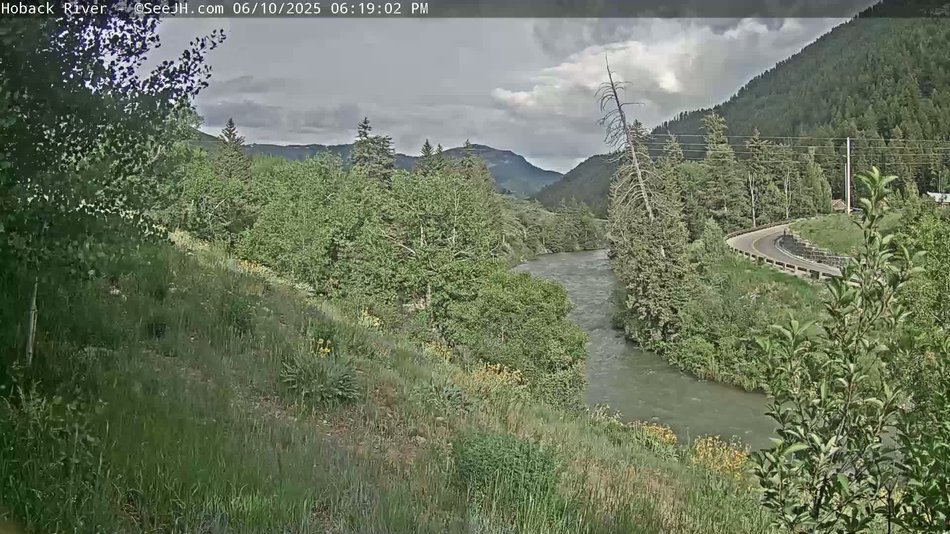 Hoback River  Live Cam  - Hoback, Teton, Wyoming, USA