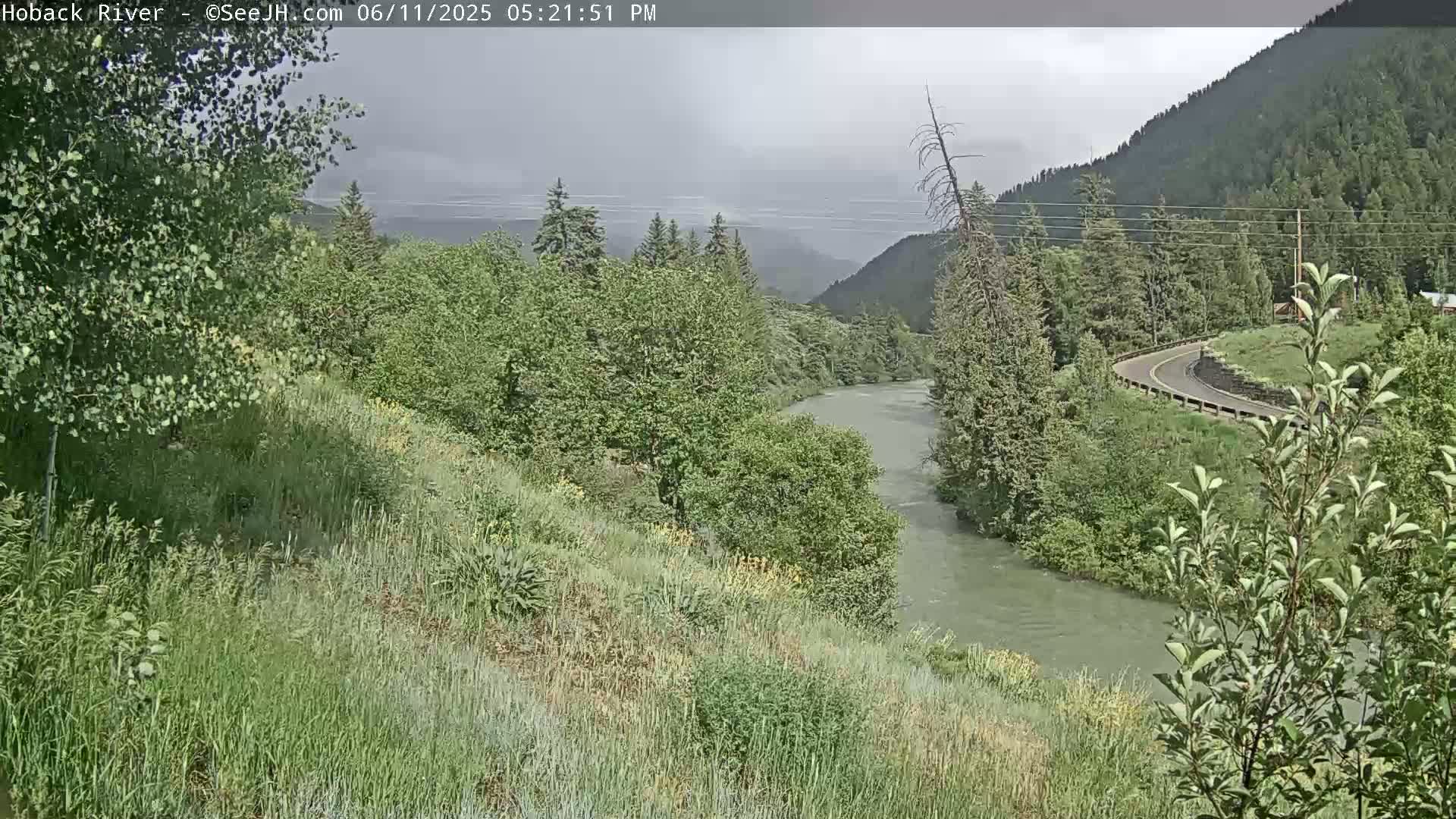 Hoback River  Live Cam  - Hoback, Teton, Wyoming, USA