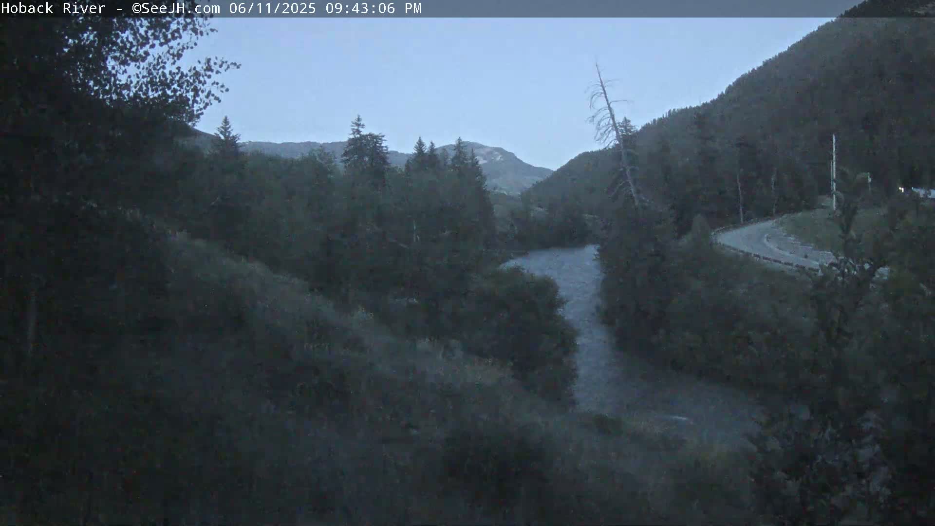 Hoback River  Live Cam  - Hoback, Teton, Wyoming, USA