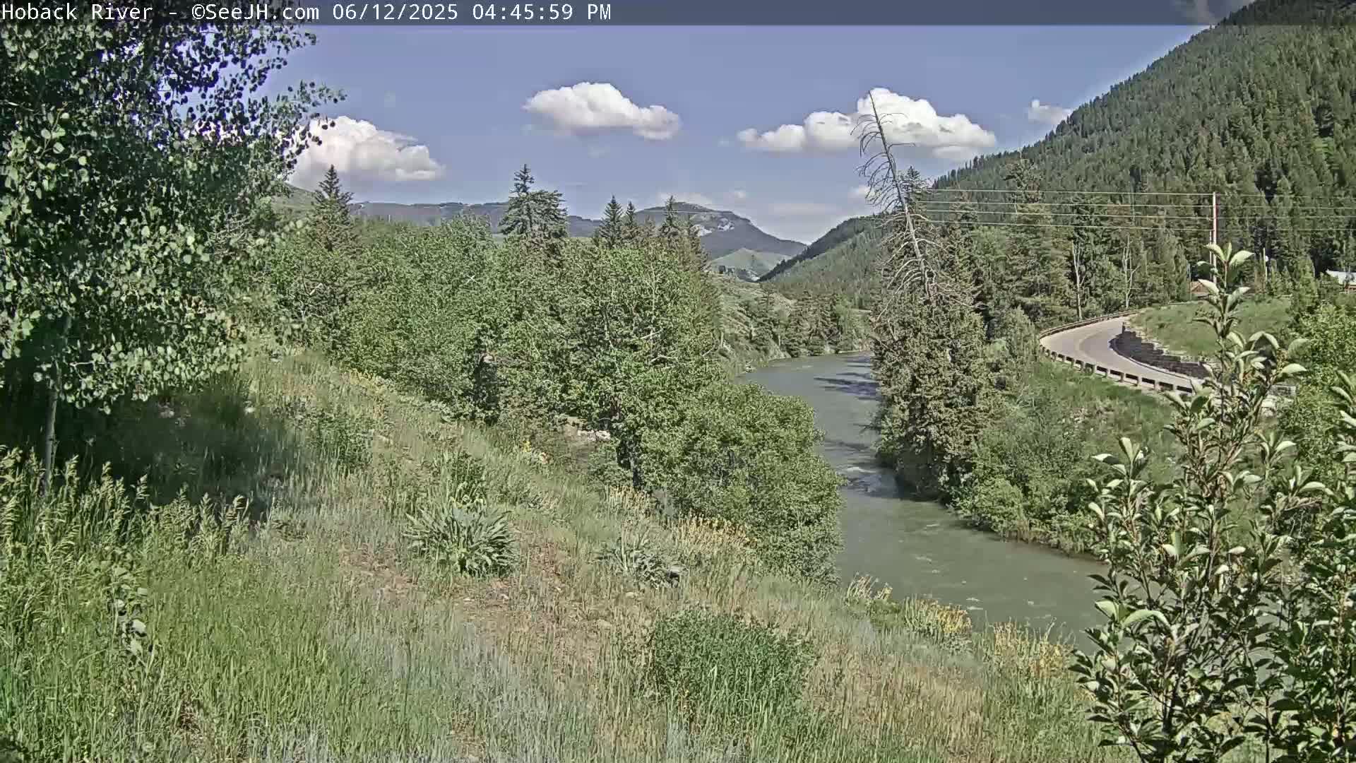 Hoback River  Live Cam  - Hoback, Teton, Wyoming, USA