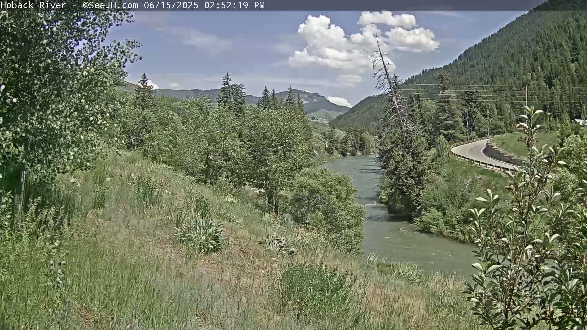 Hoback River  Live Cam  - Hoback, Teton, Wyoming, USA