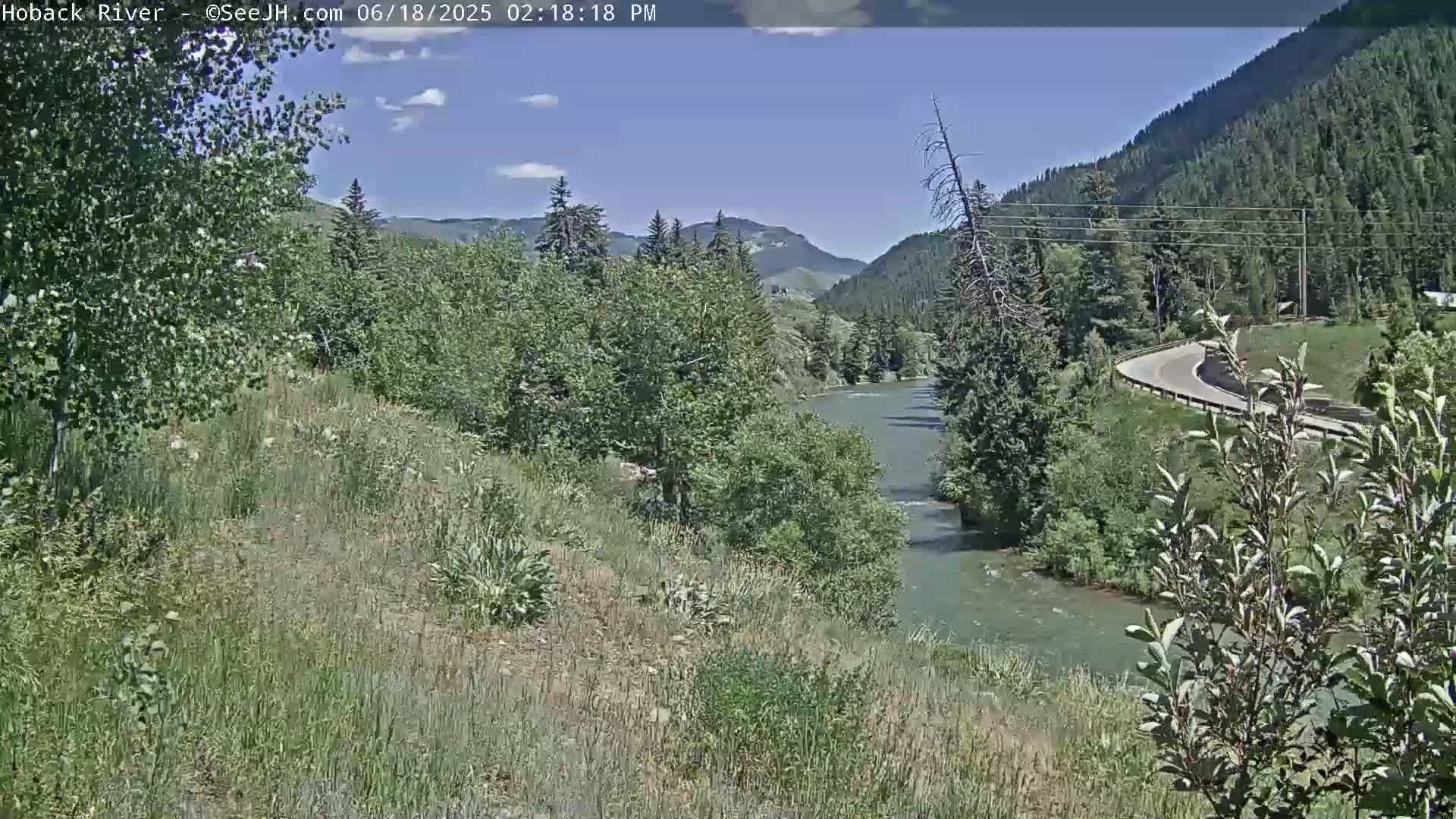 Hoback River  Live Cam  - Hoback, Teton, Wyoming, USA