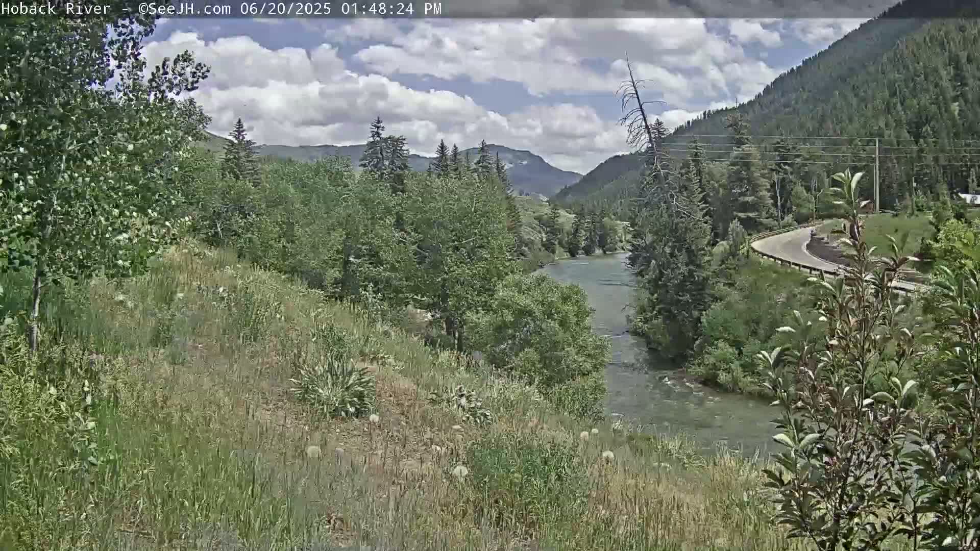 Hoback River  Live Cam  - Hoback, Teton, Wyoming, USA