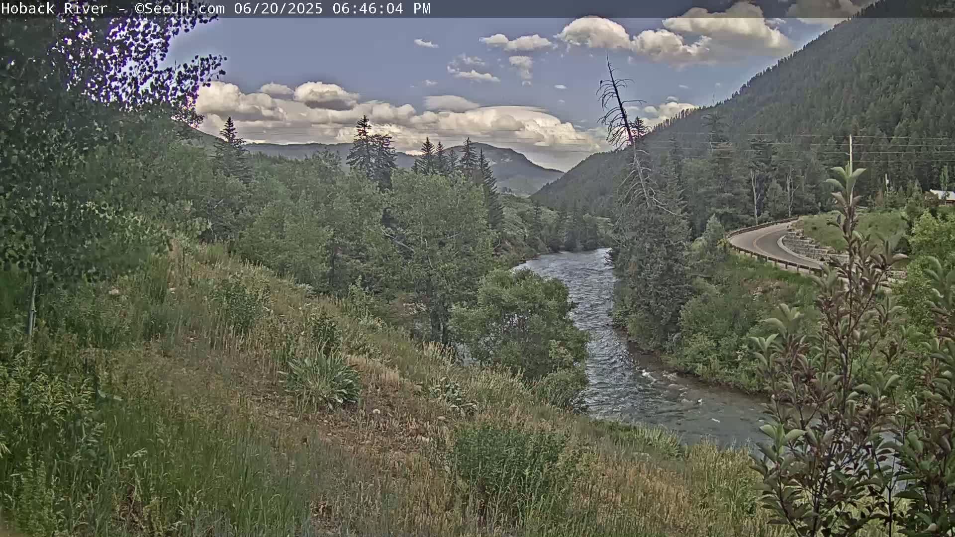Hoback River  Live Cam  - Hoback, Teton, Wyoming, USA