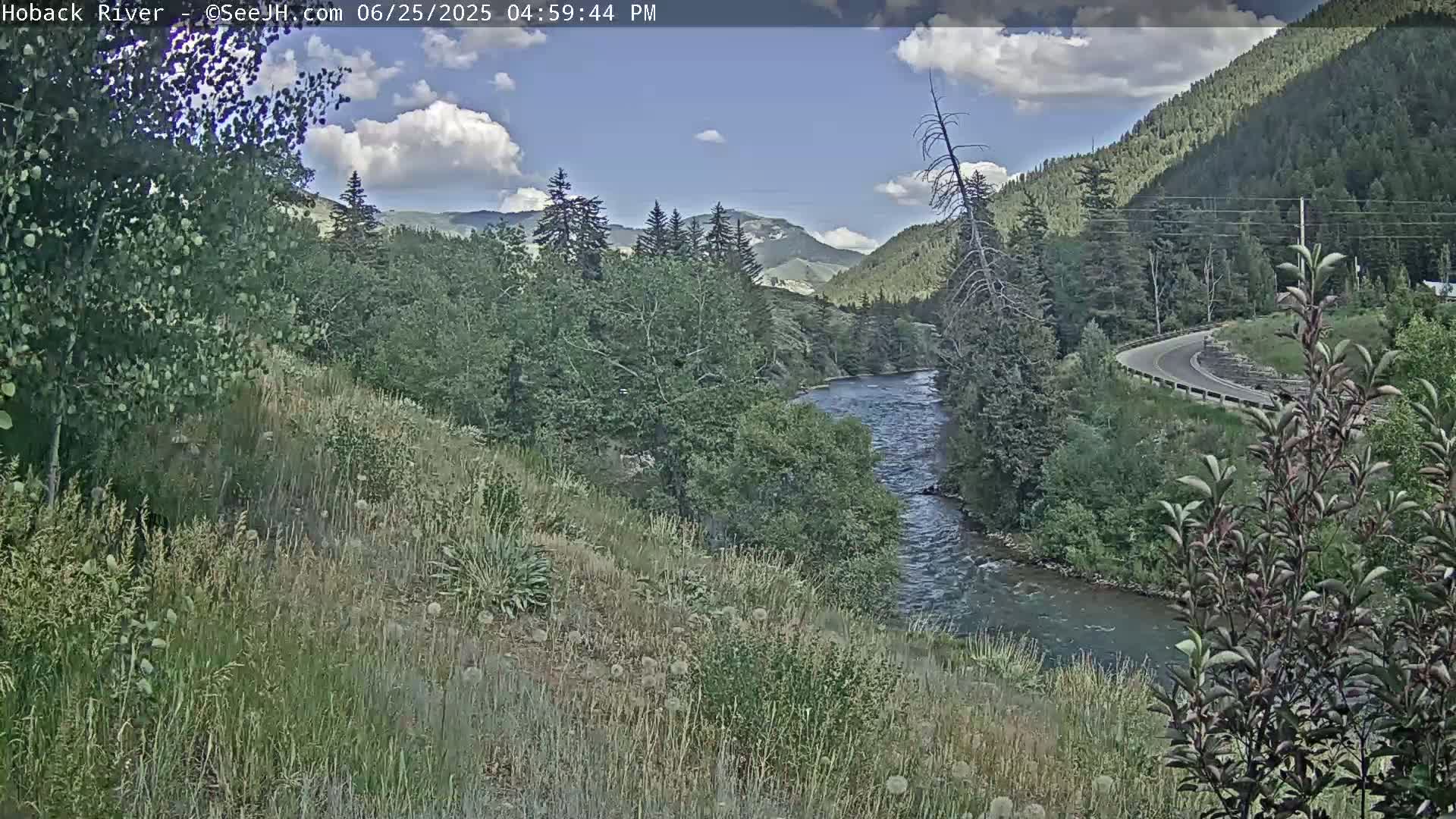 Hoback River  Live Cam  - Hoback, Teton, Wyoming, USA