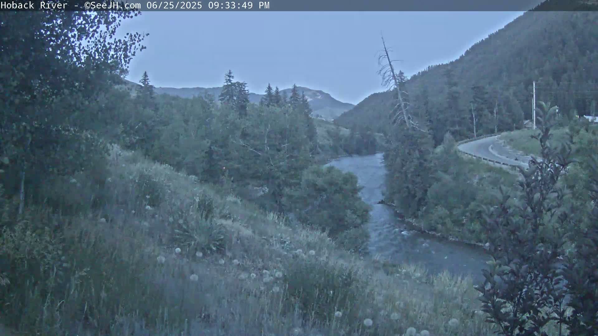 Hoback River  Live Cam  - Hoback, Teton, Wyoming, USA