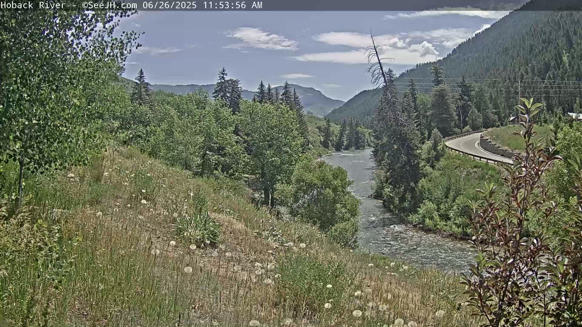 Hoback River  Live Cam  - Hoback, Teton, Wyoming, USA