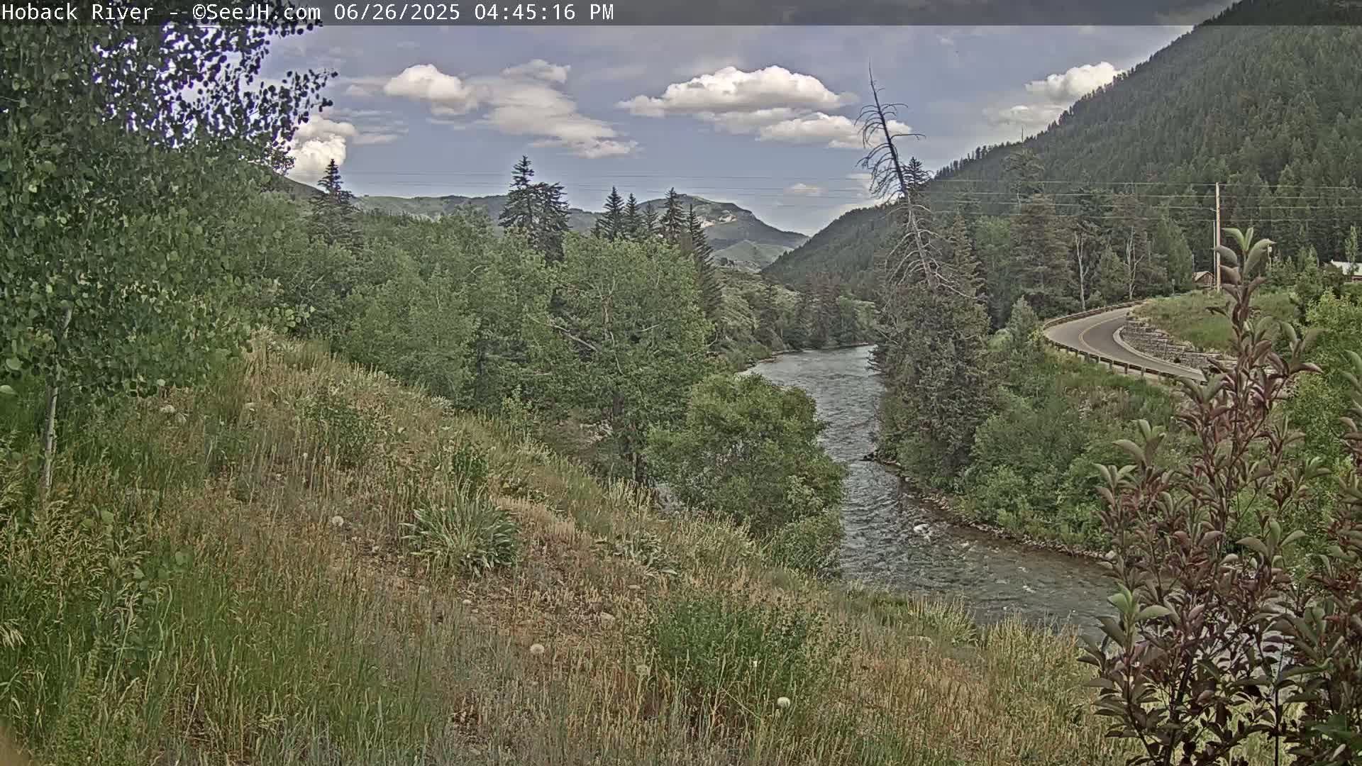 Hoback River  Live Cam  - Hoback, Teton, Wyoming, USA