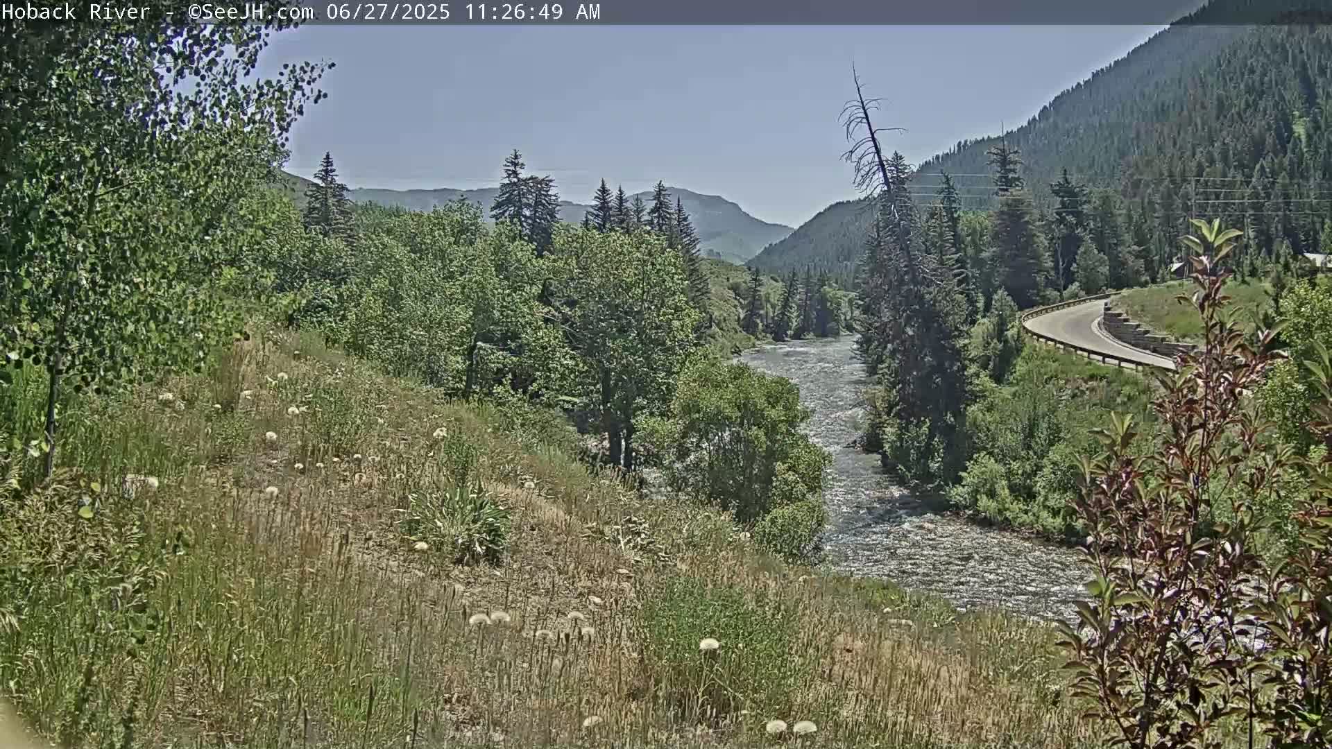 Hoback River  Live Cam  - Hoback, Teton, Wyoming, USA