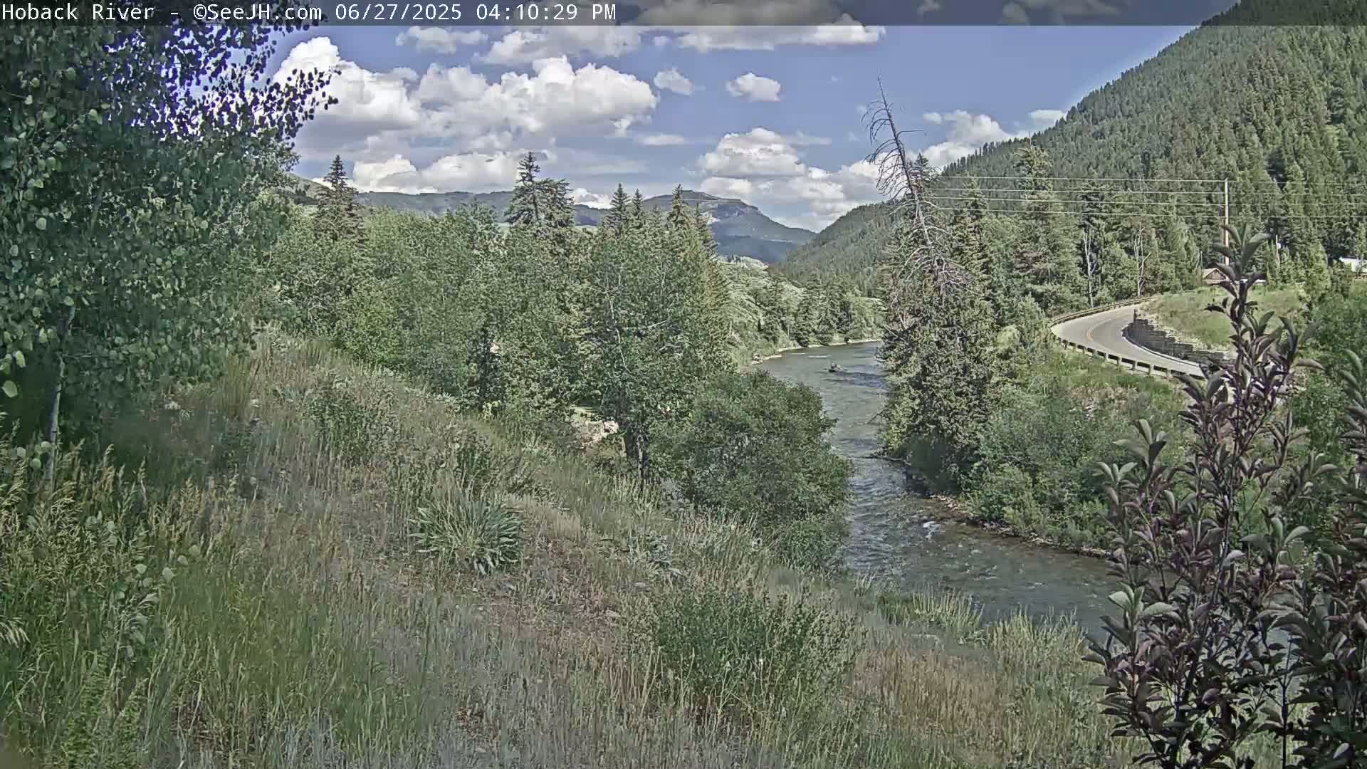 Hoback River  Live Cam  - Hoback, Teton, Wyoming, USA