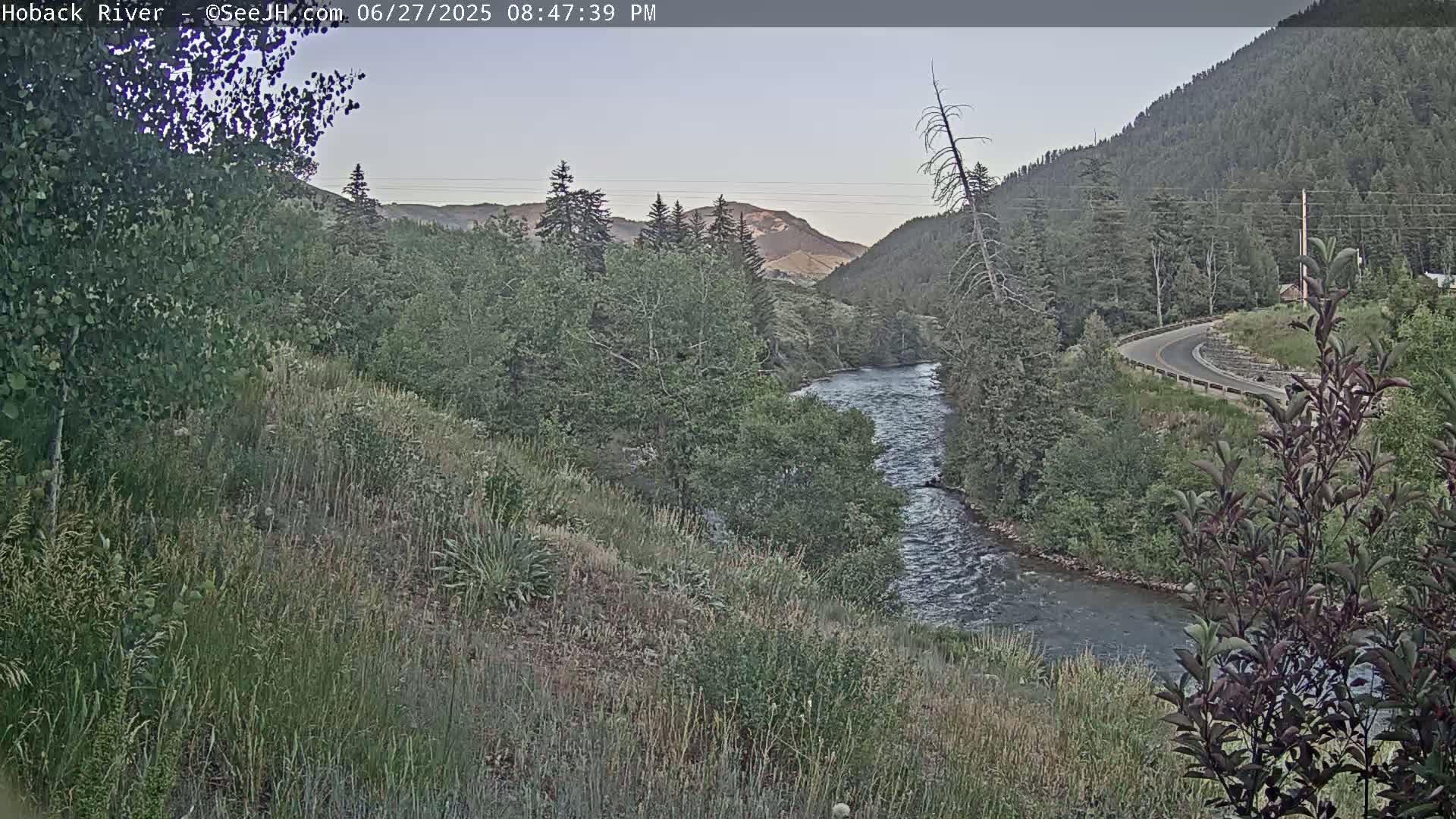Hoback River  Live Cam  - Hoback, Teton, Wyoming, USA