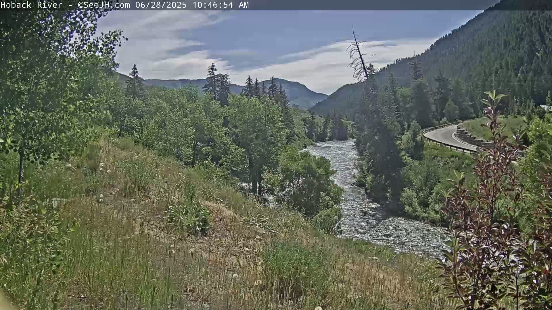 Hoback River  Live Cam  - Hoback, Teton, Wyoming, USA