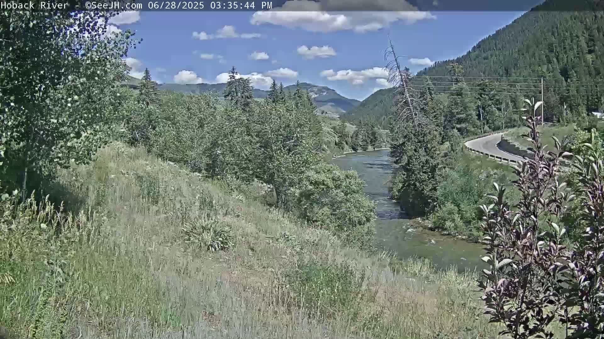 Hoback River  Live Cam  - Hoback, Teton, Wyoming, USA