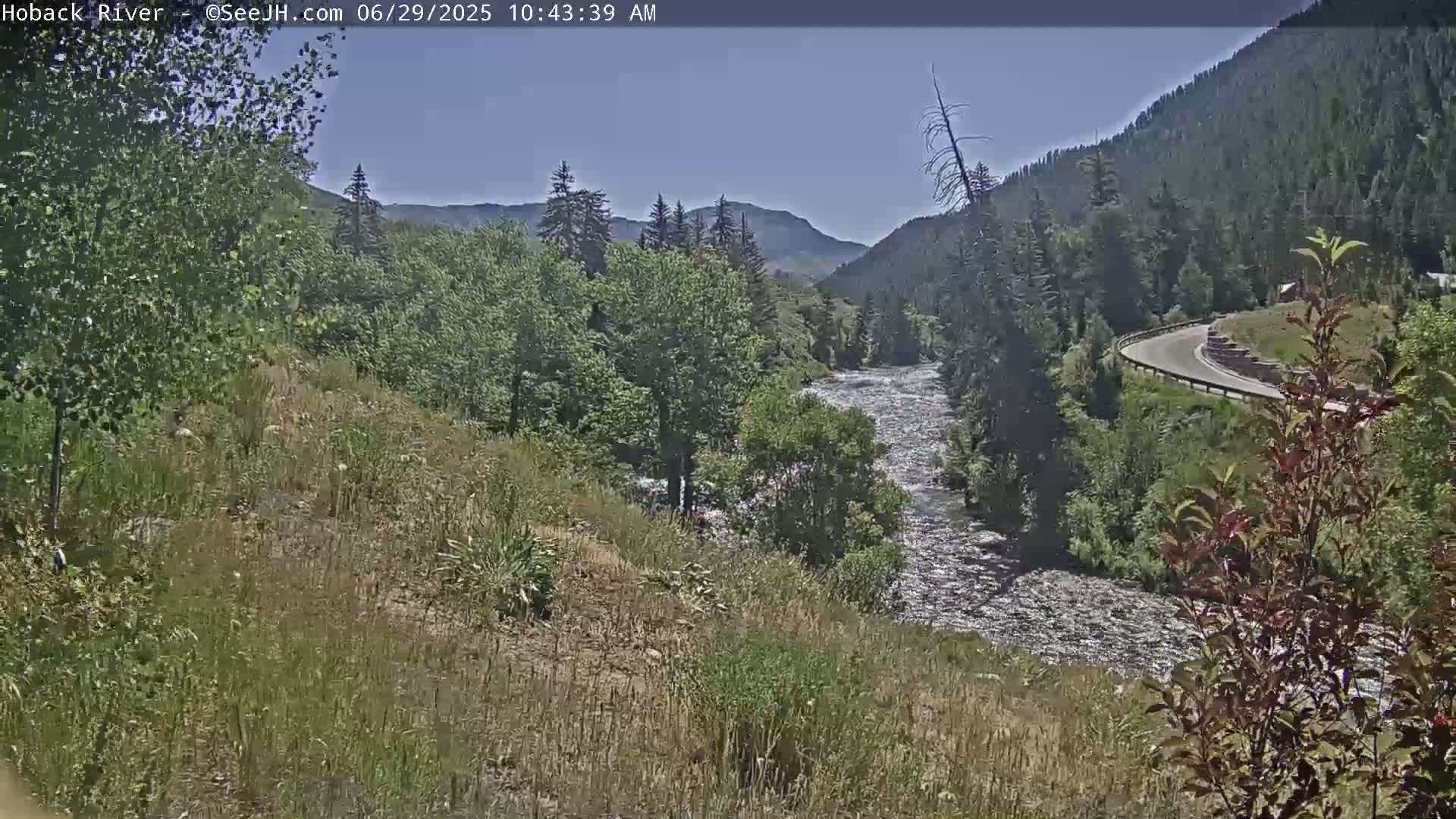 Hoback River  Live Cam  - Hoback, Teton, Wyoming, USA