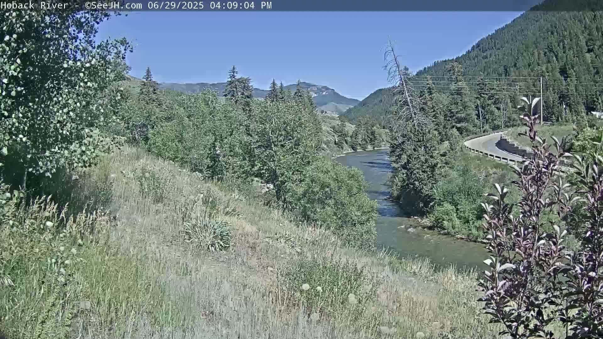 Hoback River  Live Cam  - Hoback, Teton, Wyoming, USA