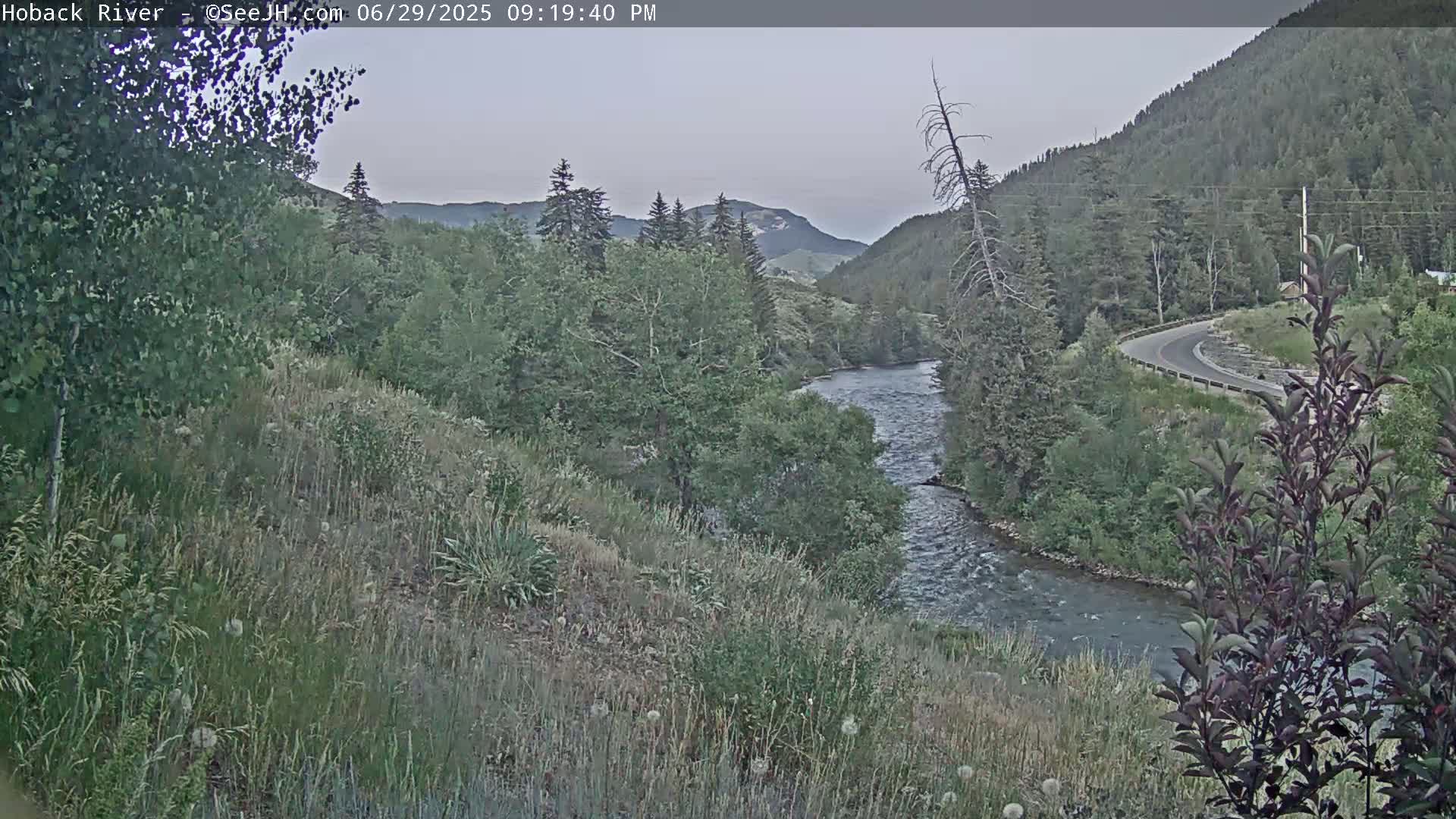 Hoback River  Live Cam  - Hoback, Teton, Wyoming, USA